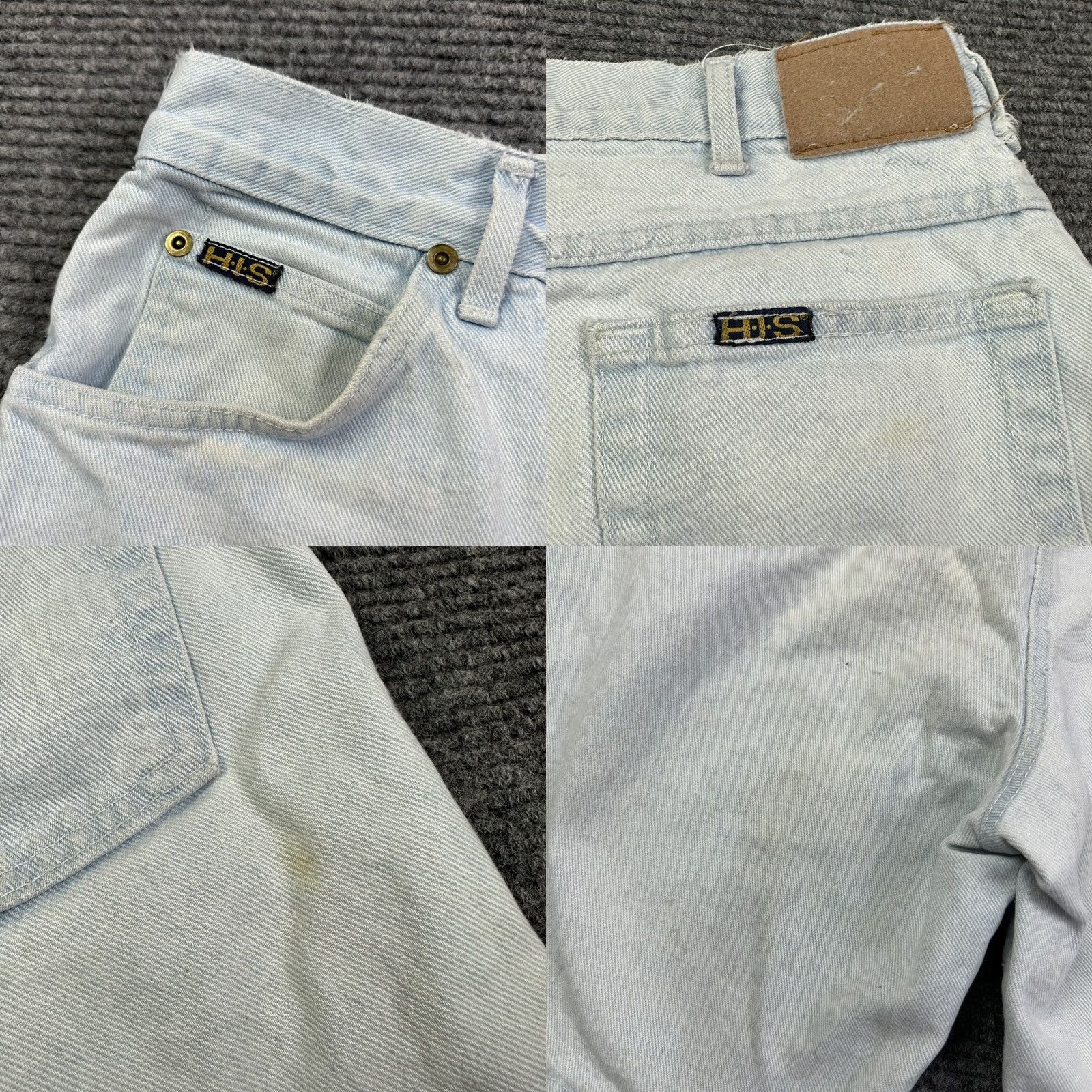 Vintage VINTAGE HIS Blues Denim Shorts Jeans Adult 33in Waist 90s Made In USA Blues Jeans Shorts Mens Size US 33 - 8 Thumbnail