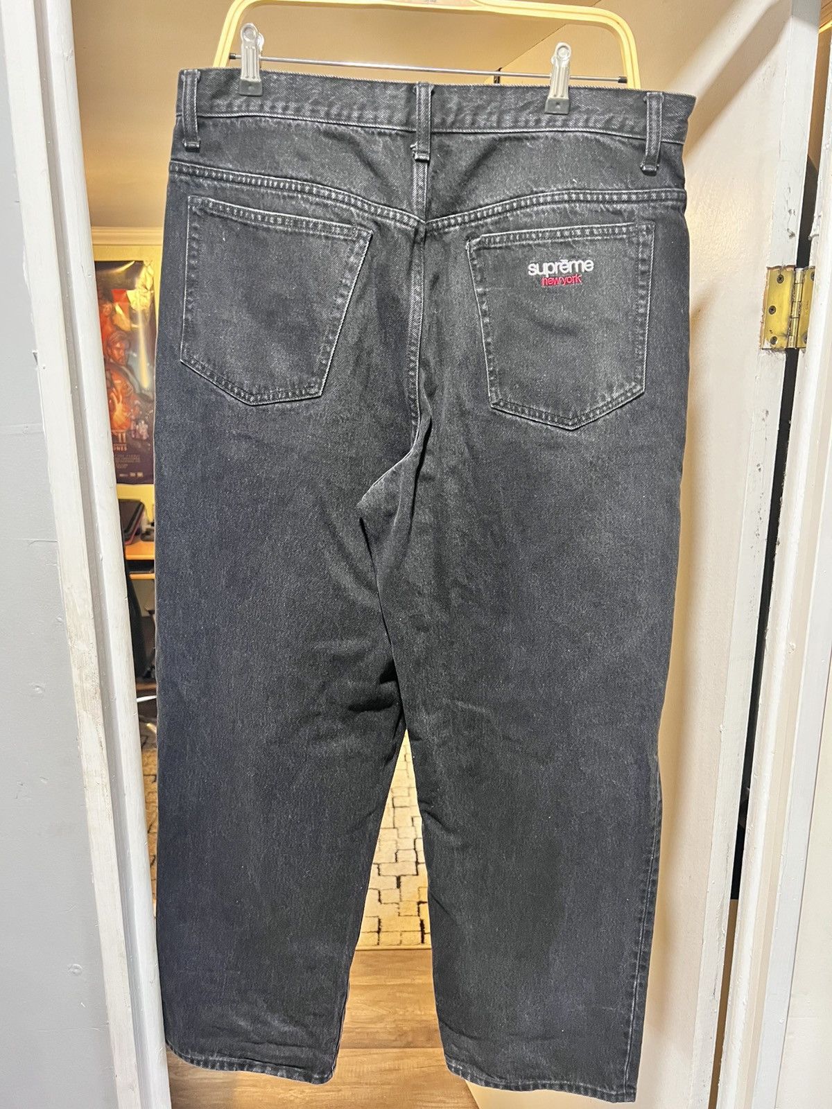 Supreme 2024 supreme baggy jeans ‘black’ Size US 32 / EU 48 - 14 Thumbnail