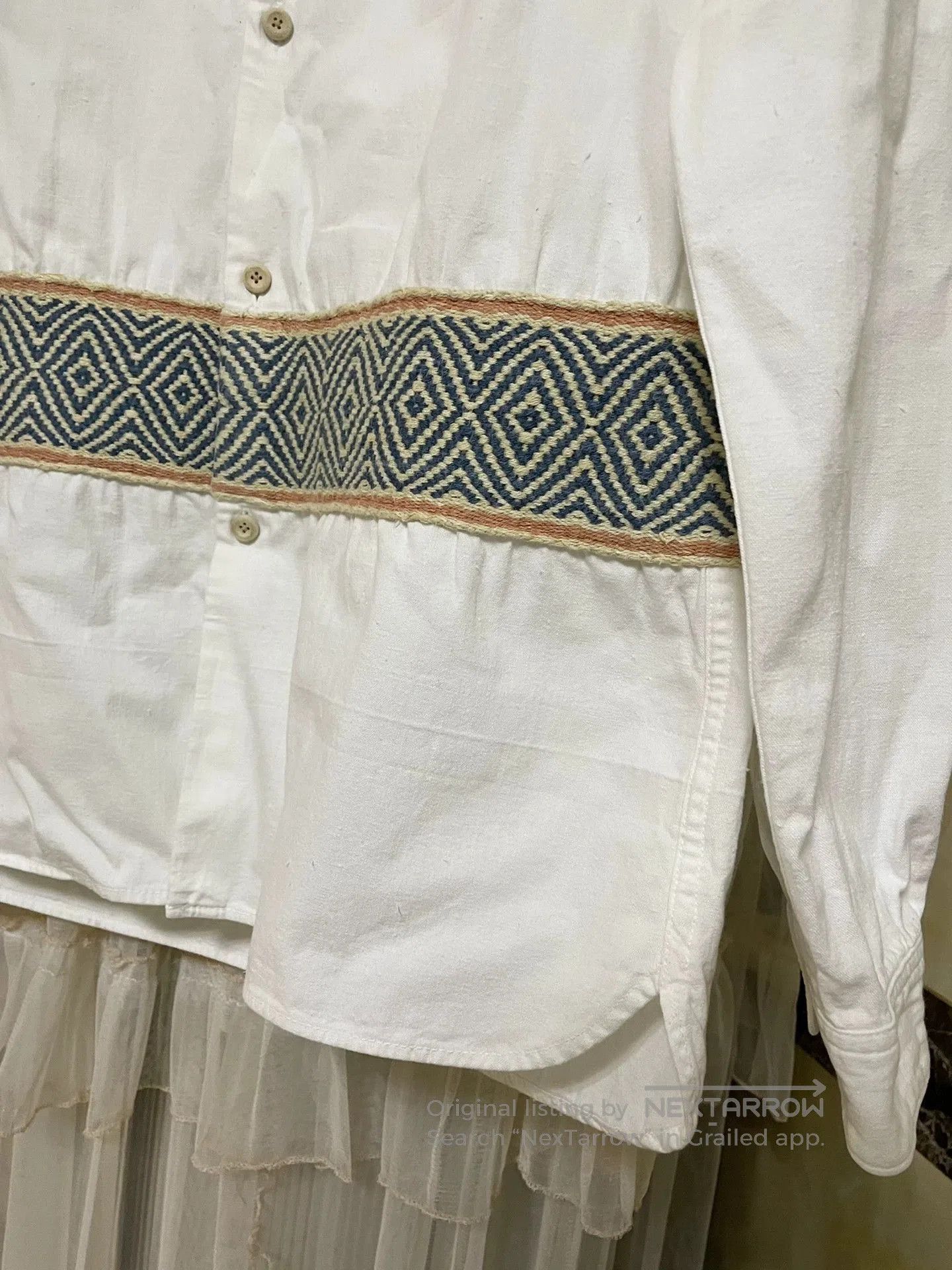 Visvim VISVIM Knit Pattern Long Sleeve Shirt. Size US M / EU 48-50 / 2 - 4 Thumbnail