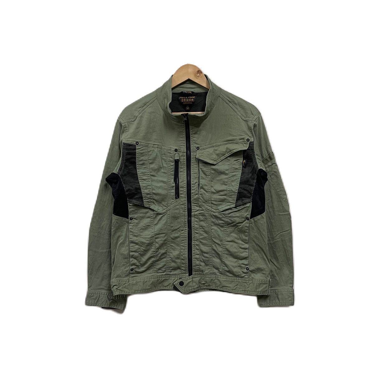 image of Hysteric Glamour x If Six Was Nine Fieldcore X Workman X Cordura Biker Jacket in Blue (Size Medium)