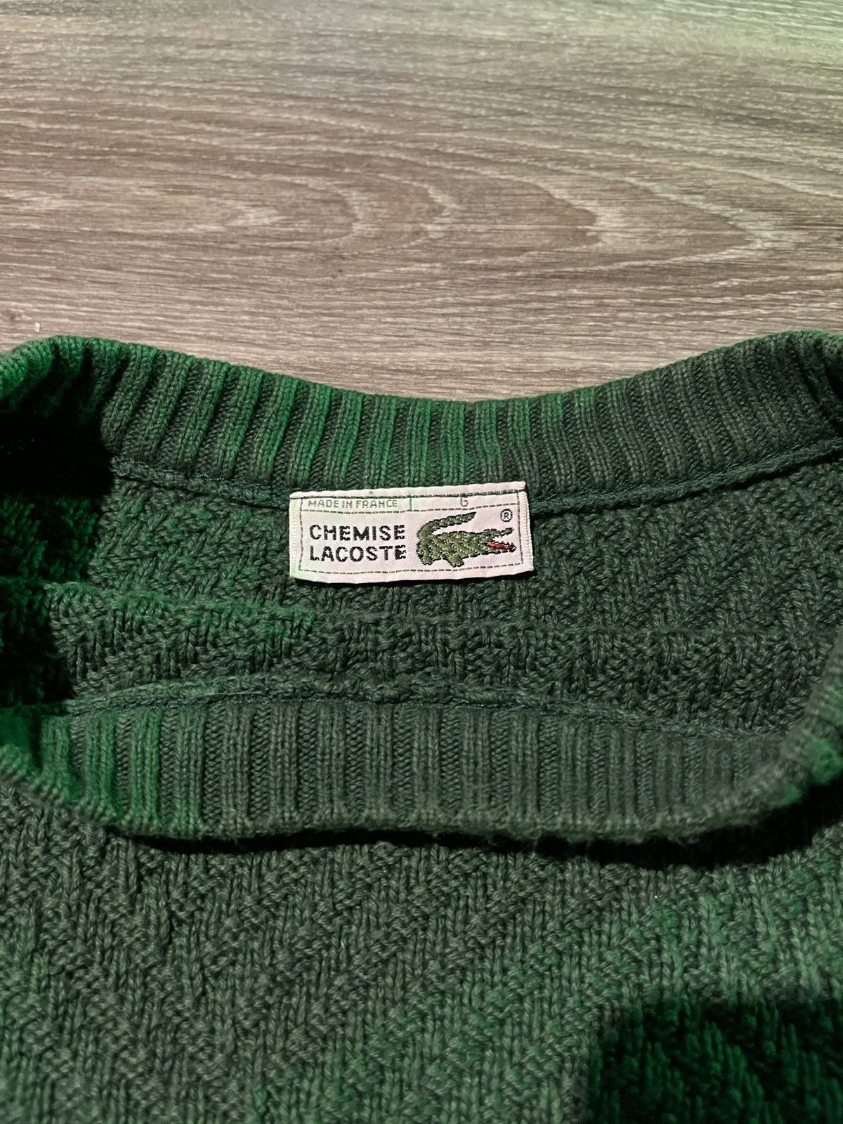 Lacoste Lacoste Green Knit Sweater / Pullover Size US XL / EU 56 / 4 - 3 Thumbnail