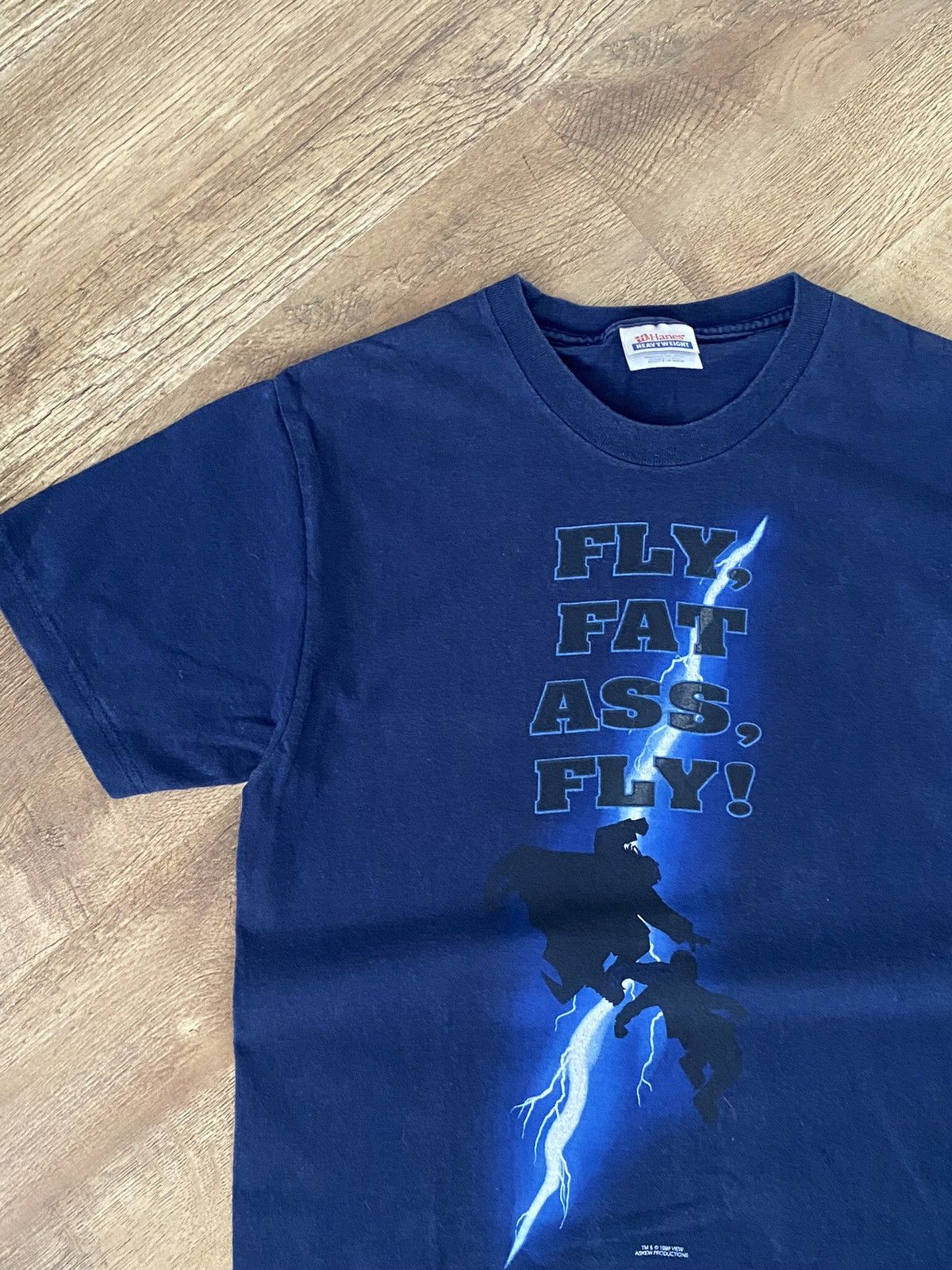 Hanes × Vintage Vintage Fly Fat Ass Fly Movie Band Tee Size US S / EU 44-46 / 1 - 4 Thumbnail
