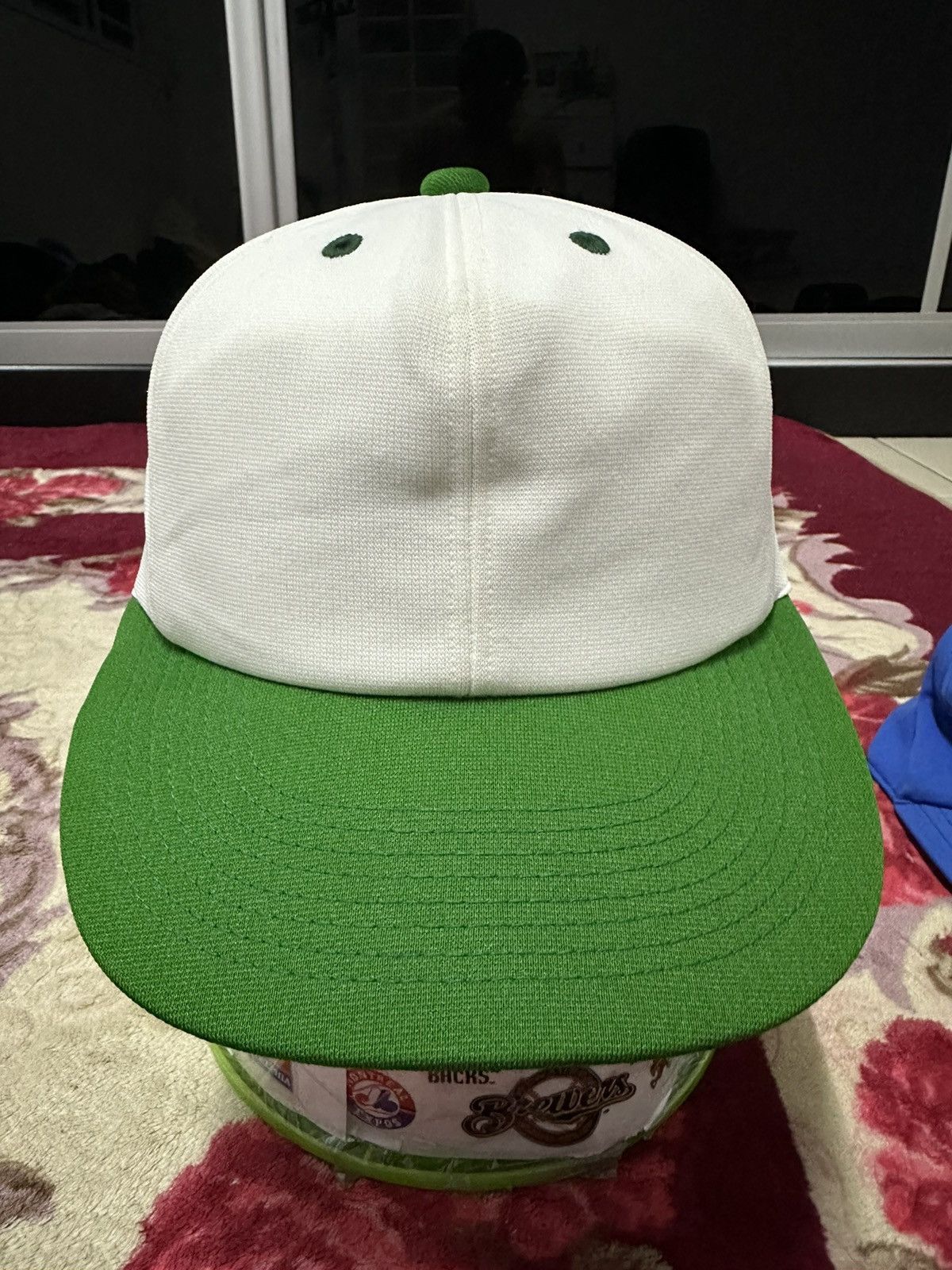 Japanese Brand × Vintage Vintage Baseball Plain Fitted Hat Size ONE SIZE - 1 Thumbnail