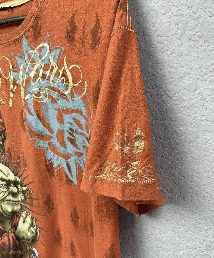 Christian Audigier × Ed Hardy × No Fear T-shirt Vintage Y2K Ed Hardy Style Christian Audigier Tee Size US L / EU 52-54 / 3 - 4 Thumbnail