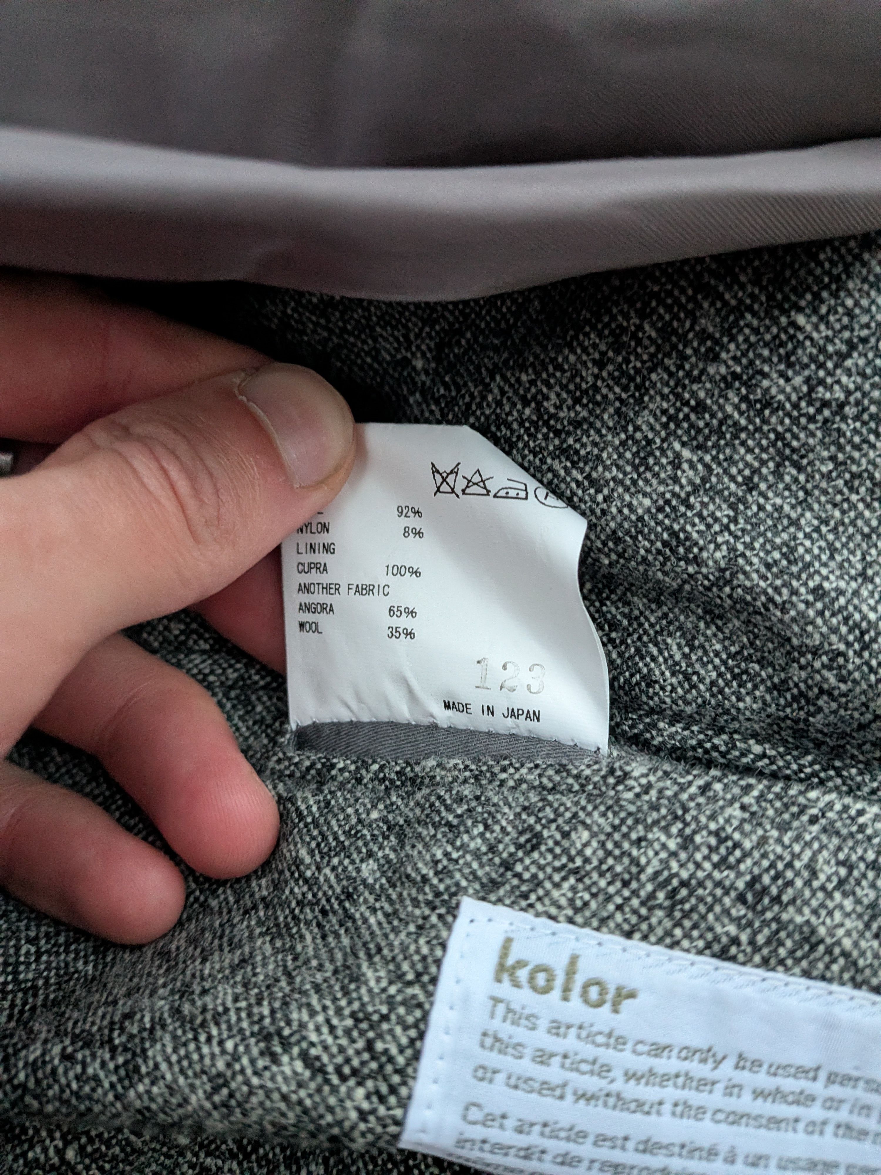 Kolor kolor Wool 2-Tone Jacket / Blazer Made in Japan Size 4 Size US L / EU 52-54 / 3 - 9 Thumbnail