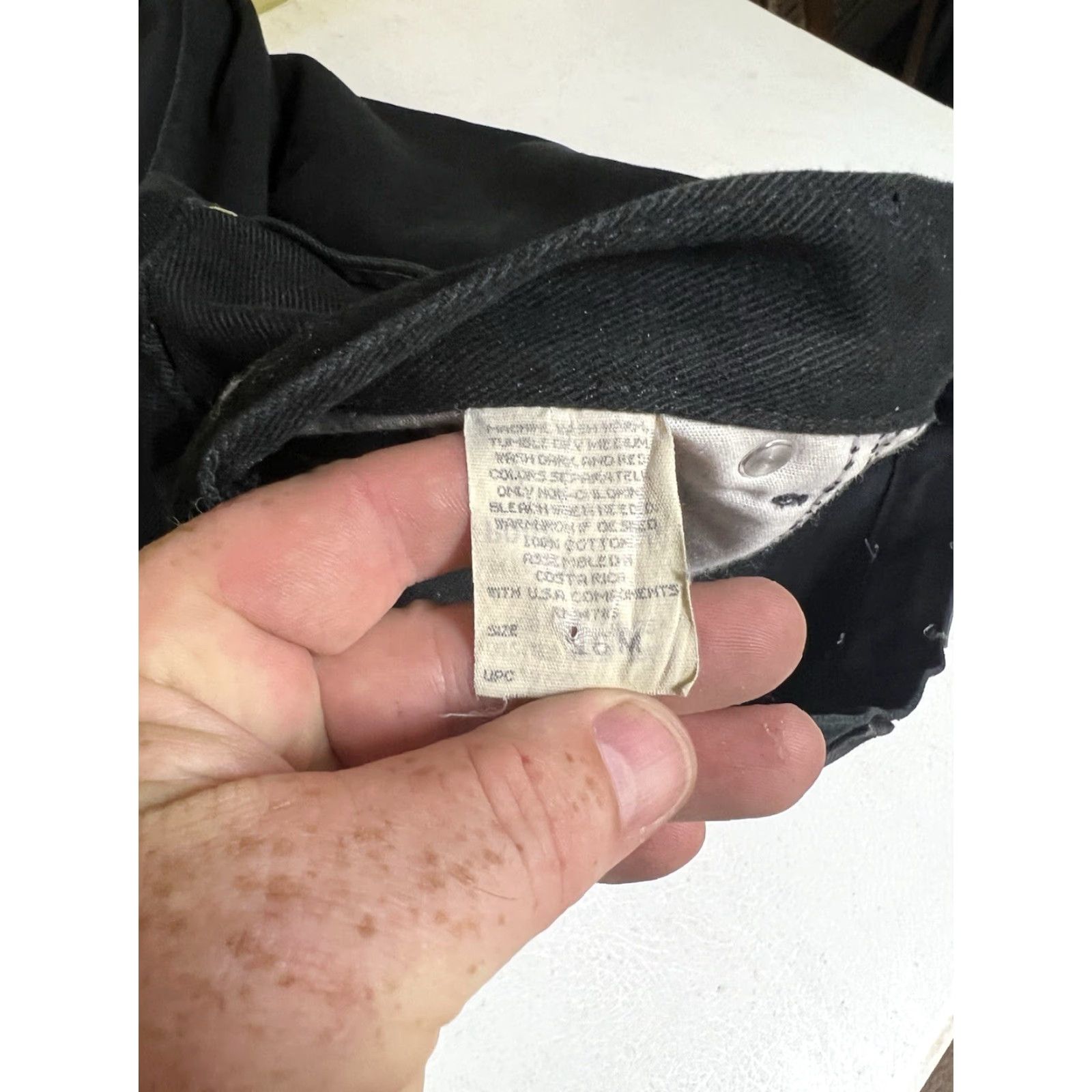 Lee VINTAGE Lee Riveted Jeans Womens 14 Medium Black Denim Relaxed Mom Straight 5-Pocket Western 90s Style Women Size 36" / US 14 / IT 50 - 6 Thumbnail