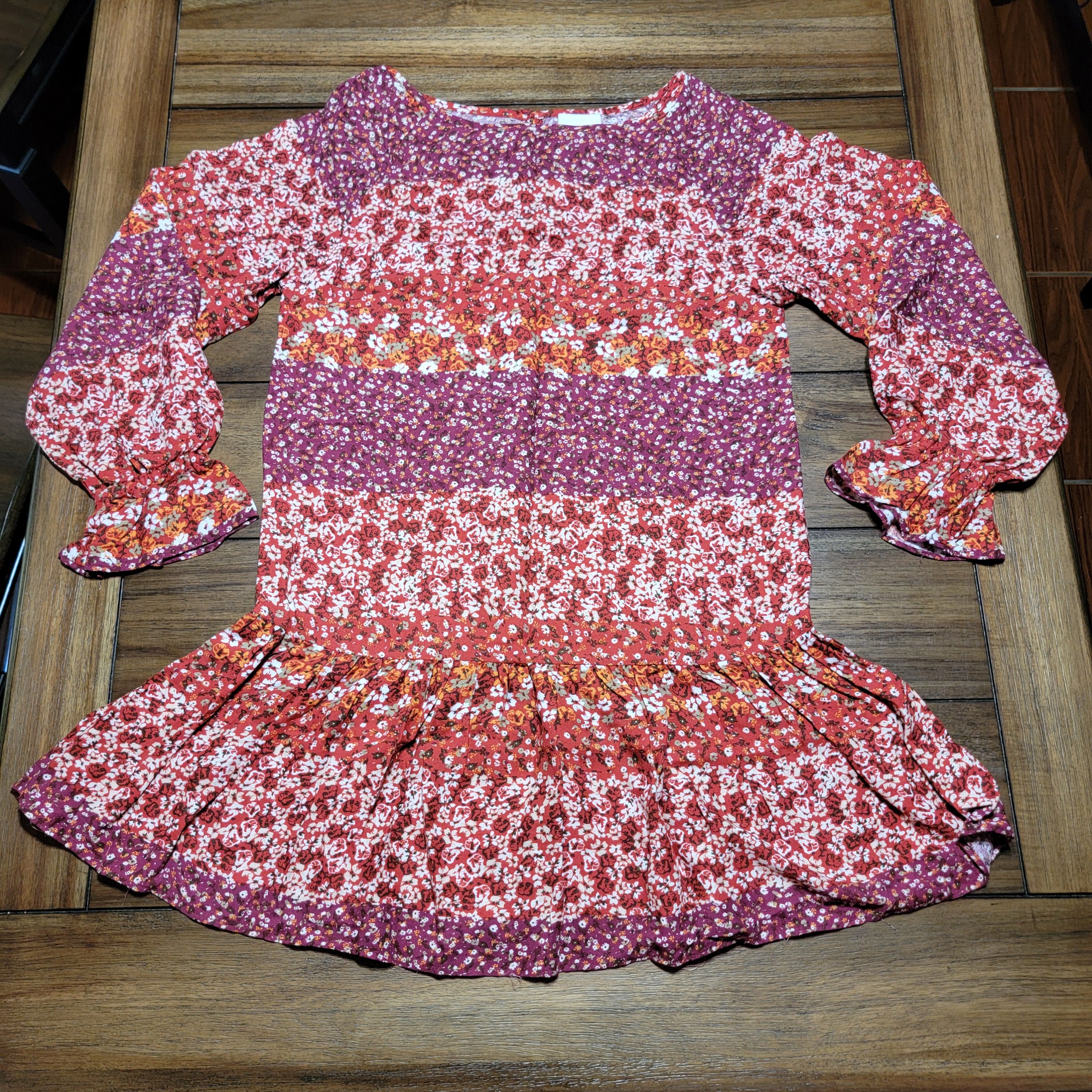 Other Skylar+Madison Blouse w/Flowers Long Sleeve - Size Small Size S / US 4 / IT 40 - 1 Thumbnail