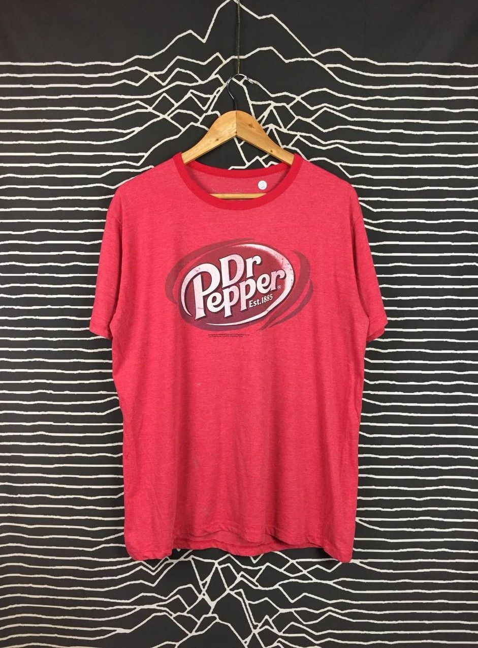 Coca Cola × Vintage Dr Pepper Carbonated Soft Drink Promo Tee Size US L / EU 52-54 / 3 - 1 Thumbnail