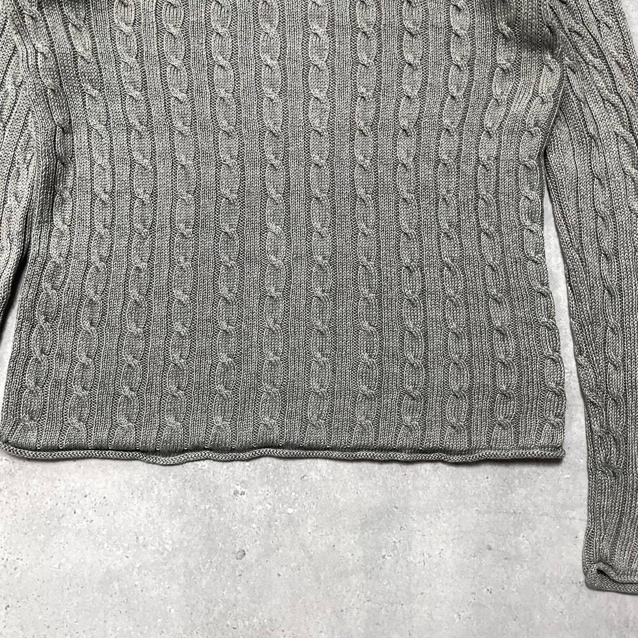 Ralph Lauren Vintage 2000s Ralph Lauren V-Neck Cable Knit Sweater Women’s Size L / US 10 / IT 46 - 16 Thumbnail