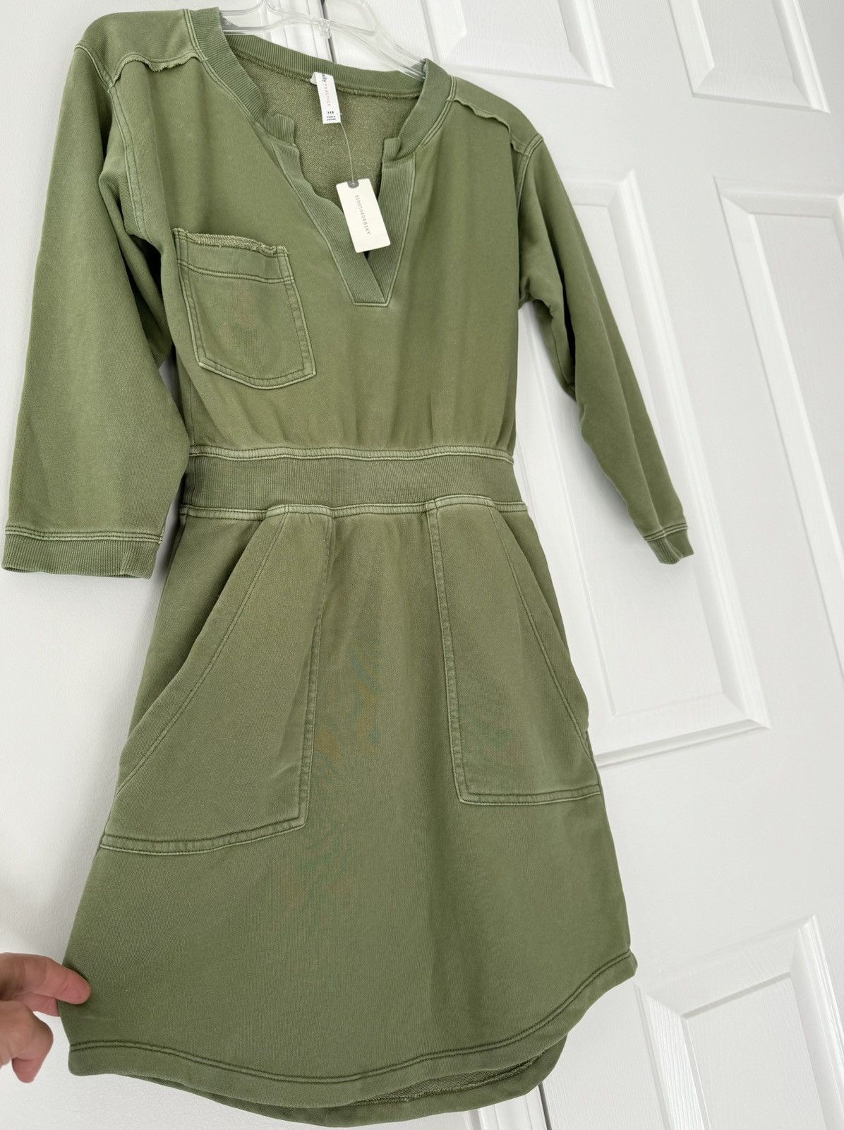 Anthropologie Anthropologie Daily Practice Utility Mini Dress, Size XXS Size XXS / US 00 / IT 34 - 8 Thumbnail