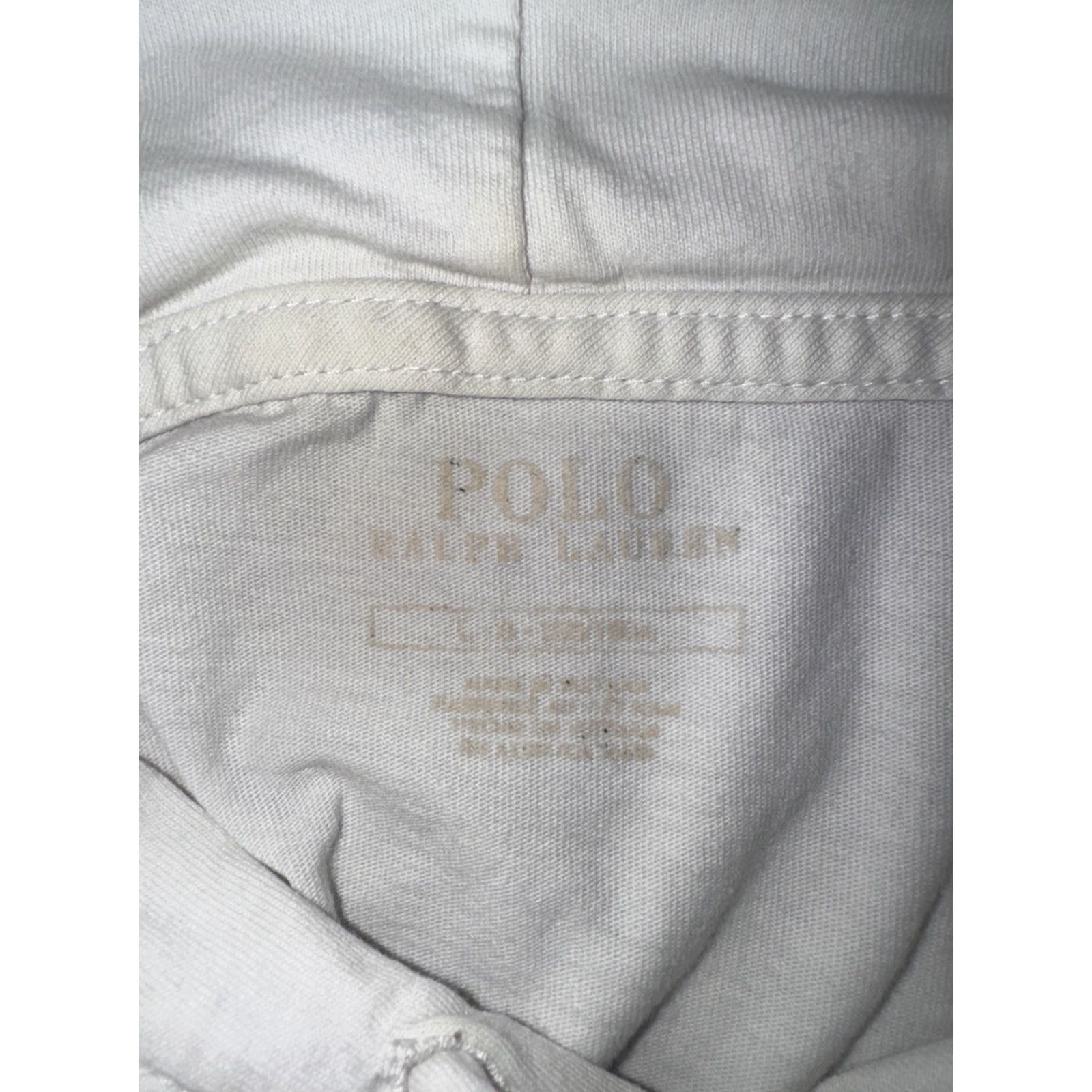 Ralph Lauren Polo Ralph Lauren 1967 Hooded Long Sleeve Shirt White Large Distressed Vintage–Preowned Mens Shirt Hoodie 1967 Collegiate Prep Style Size US L / EU 52-54 / 3 - 5 Thumbnail