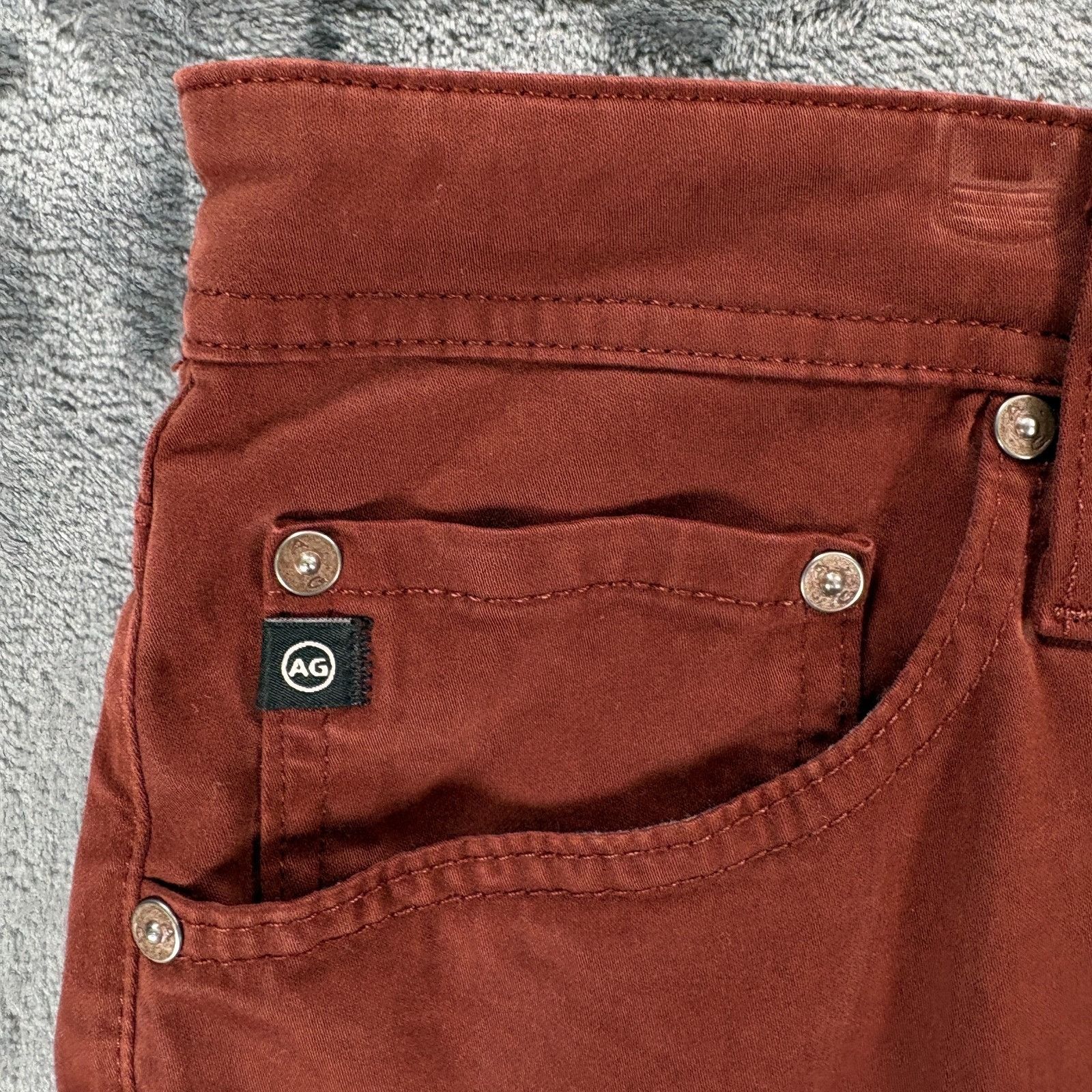 AG Adriano Goldschmied AG Adriano Goldschmied The Graduate 40x28 Rust Brown Tailore Size US 40 / EU 56 - 4 Thumbnail