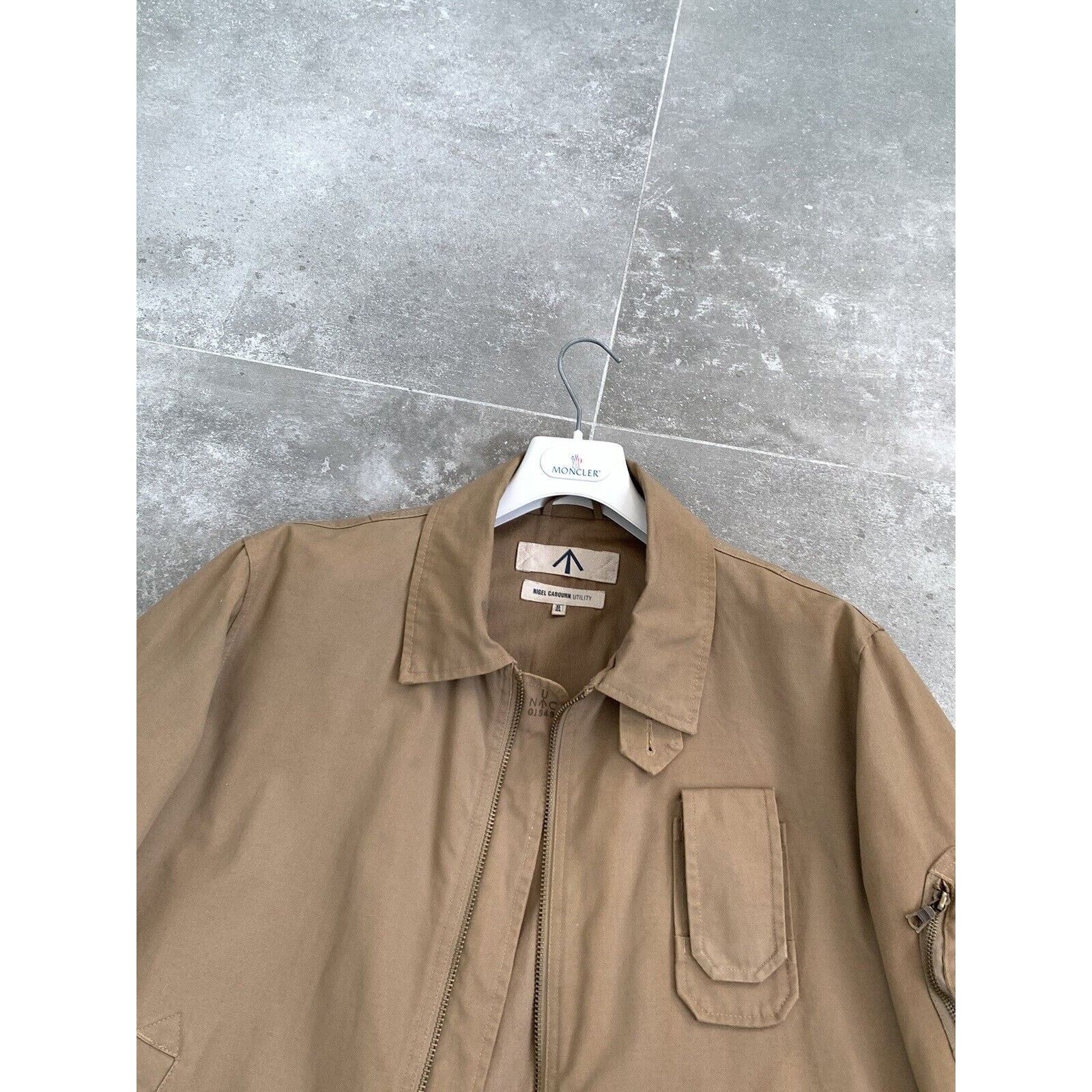 Nigel Cabourn Men's NIGEL CABOURN Utility Bomber Coat Jacket Size XL EU 54 Size US XL / EU 56 / 4 - 8 Thumbnail