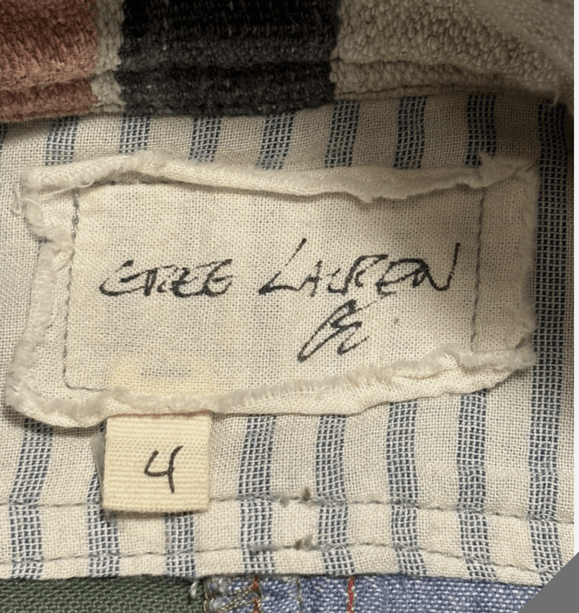 Greg Lauren Army Chambray Dhurrie Kimono GL1 Size US XL / EU 56 / 4 - 10 Thumbnail