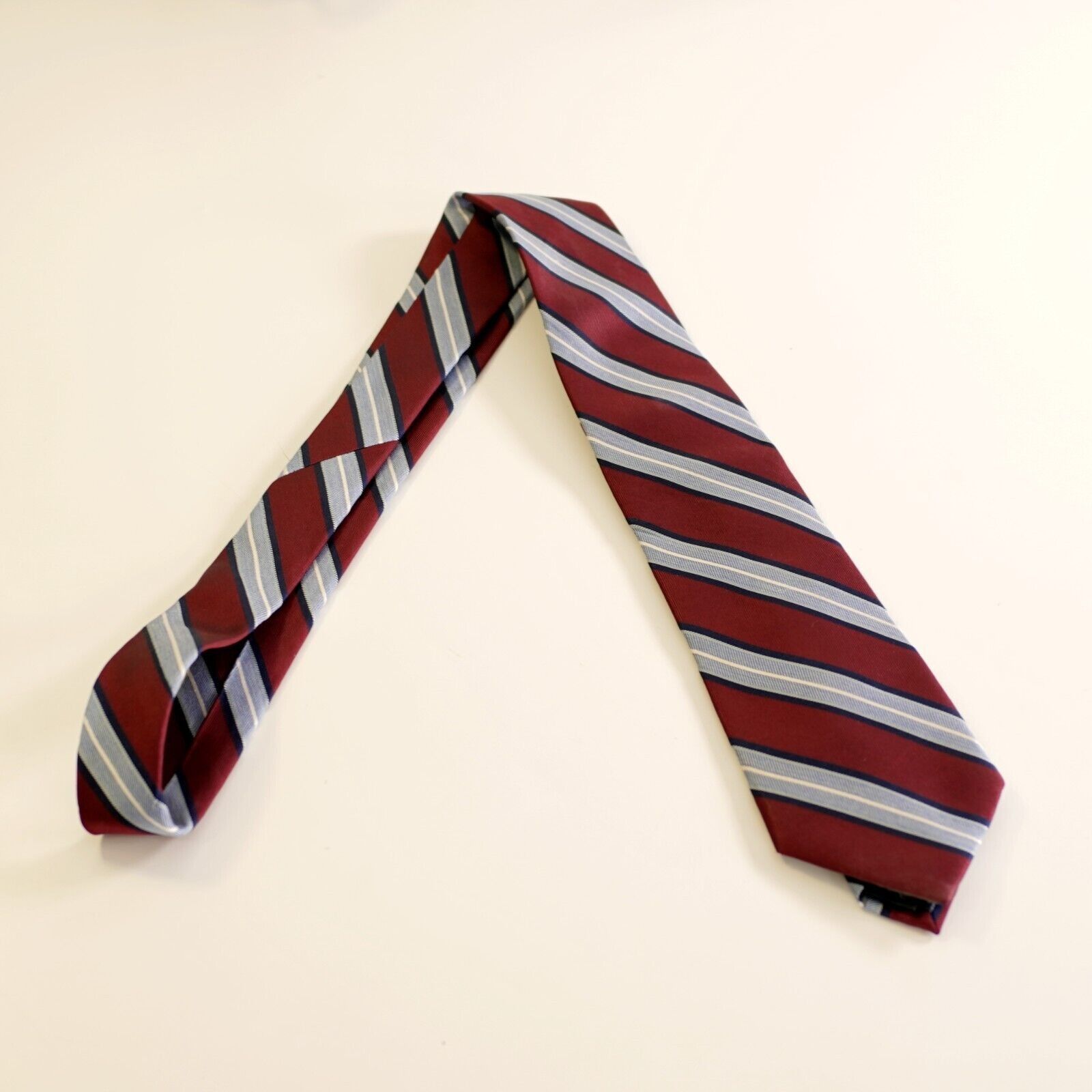 Jos. A. Bank Jos A Bank Heritage Collection Red Blue Striped Woven Skinny Size ONE SIZE - 5 Thumbnail