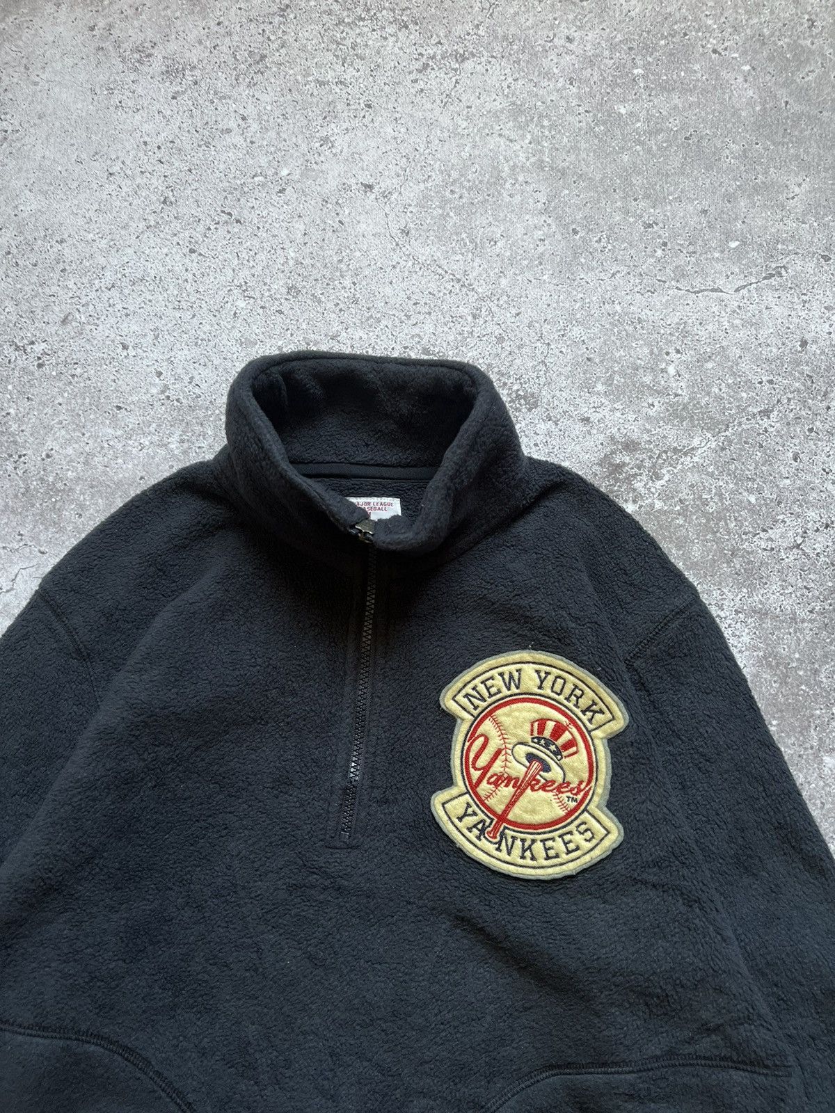 MLB Vintage MLB New York Yankees Fleece Sweater Half Zip Size US L / EU 52-54 / 3 - 4 Thumbnail