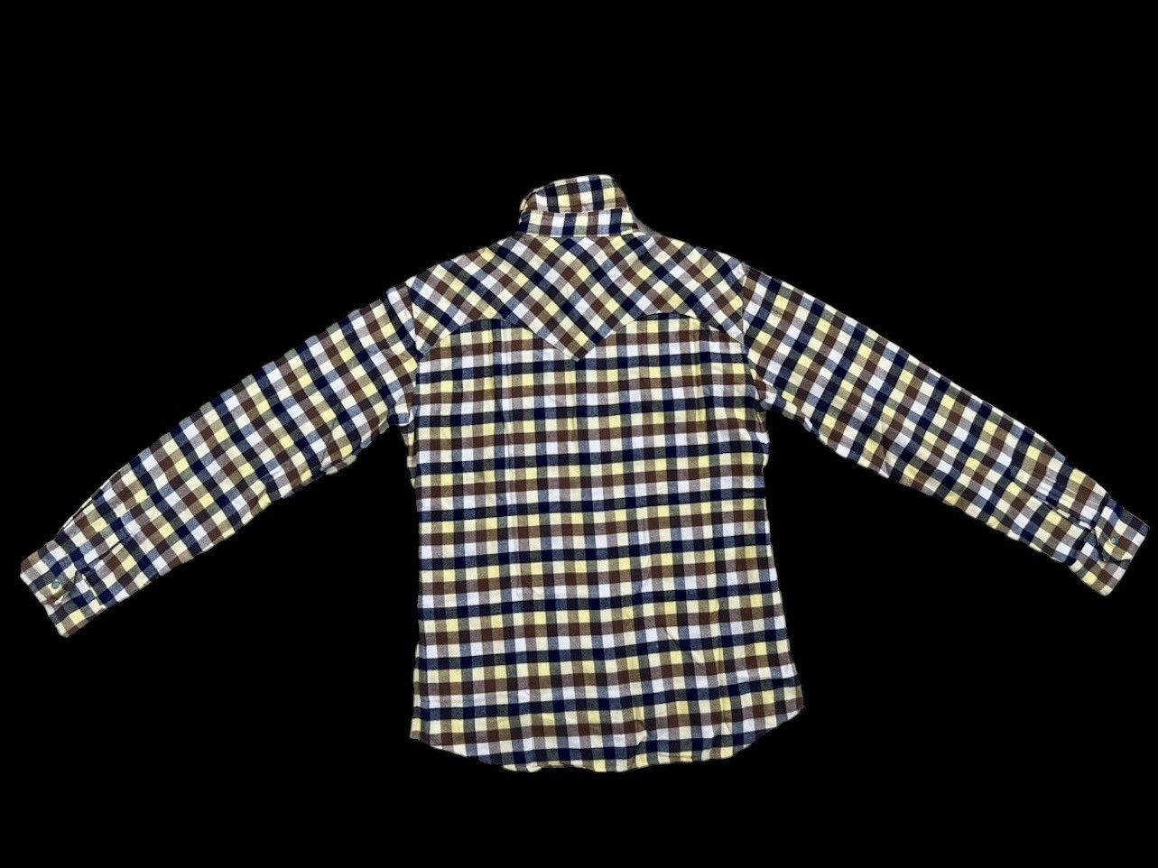 Vintage Acoustic Japan Checkered Western Flannel Shirt Size US M / EU 48-50 / 2 - 2 Thumbnail