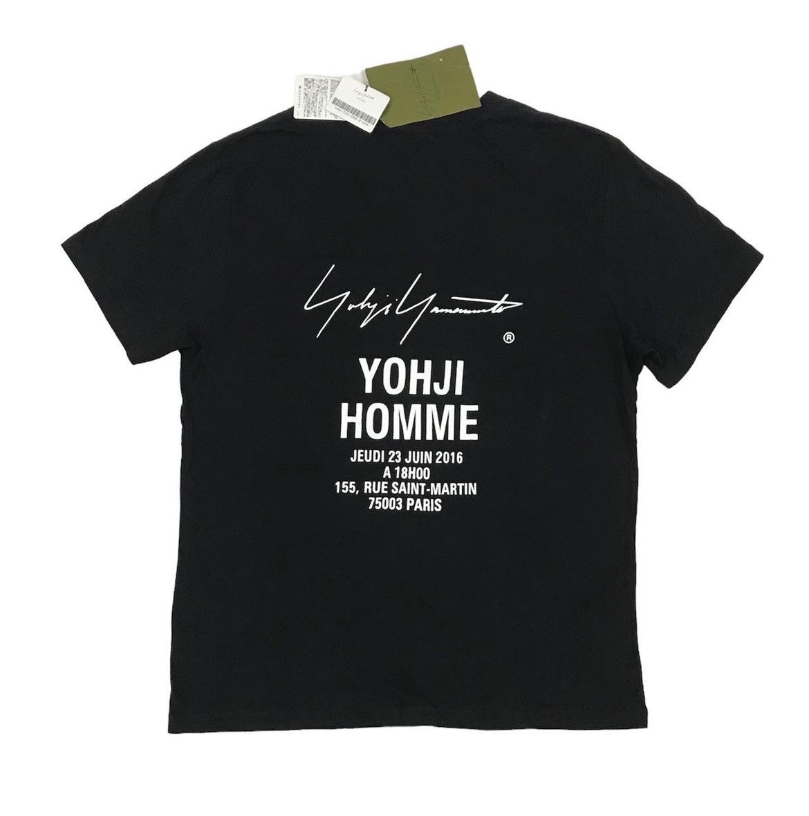 Japanese Brand × Yohji Yamamoto NeW Old Stock‼️Yohji Yamamoto Pour Home Staff Tee Size US L / EU 52-54 / 3 - 2 Thumbnail