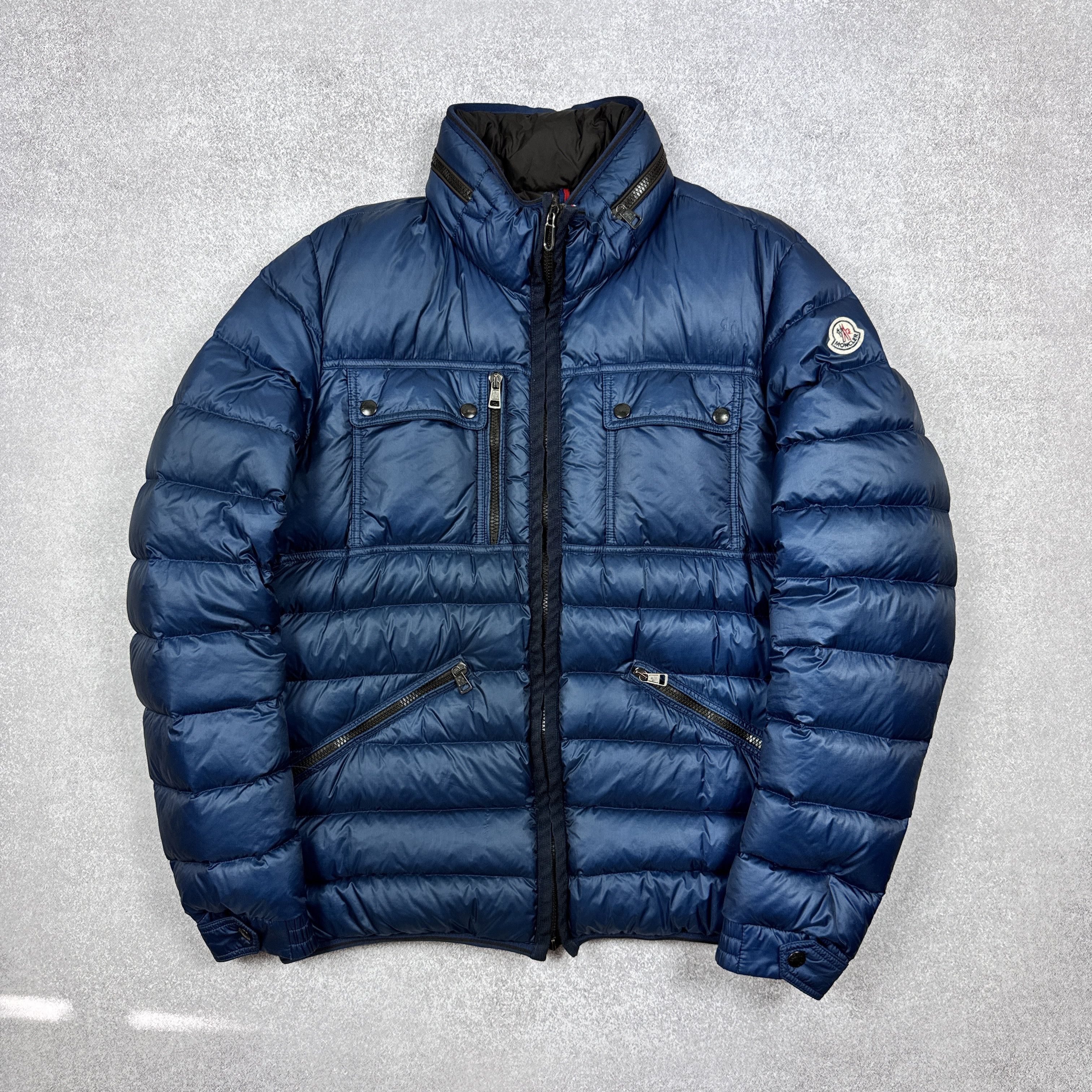 Moncler Men`s Moncler Norbert Blue Nylon Puffer Jacker Size 5 / L-XL Size US L / EU 52-54 / 3 - 2 Thumbnail
