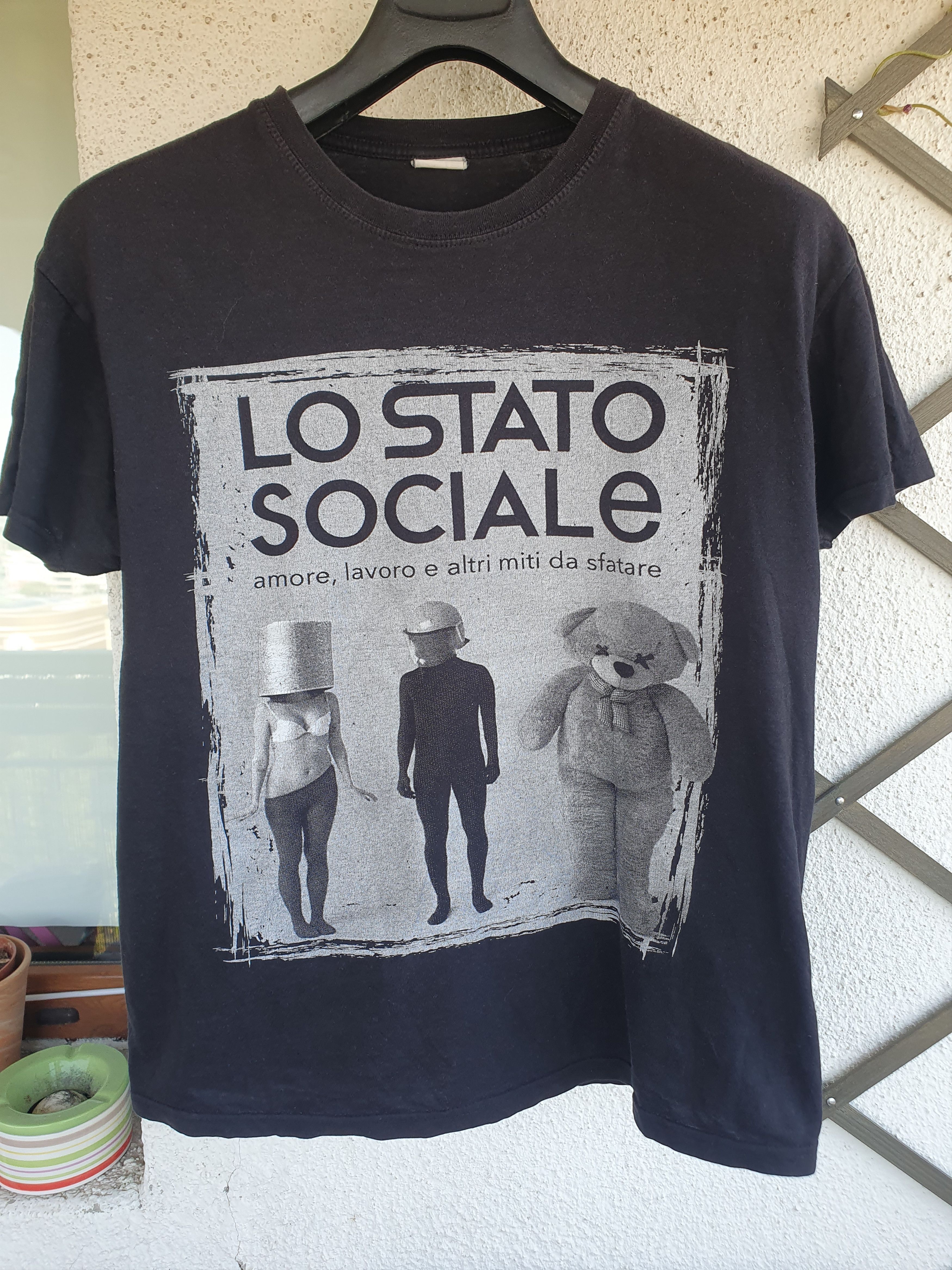Band Tees Lo Stato Sociale Italian Band t-shirt Double Sided sz M Size US M / EU 48-50 / 2 - 1 Thumbnail