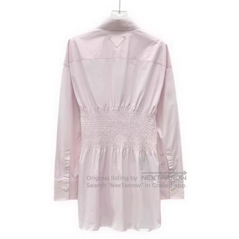 Prada Prada 24 light pink triangle standard cotton lapel single- Size XS / US 0-2 / IT 36-38 - 2 Thumbnail