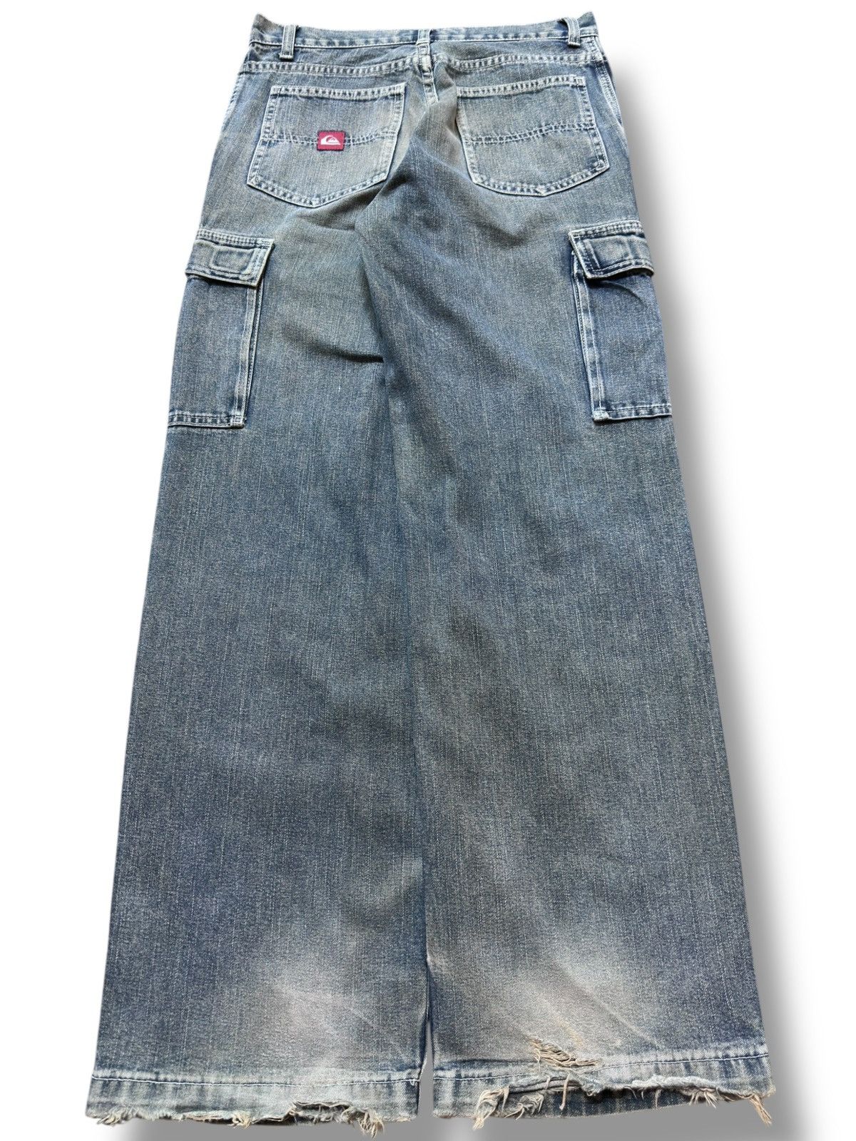 Quiksilver Vintage Quiksilver Carpentre Cargo Grunge Denim Size US 29 - 8 Thumbnail