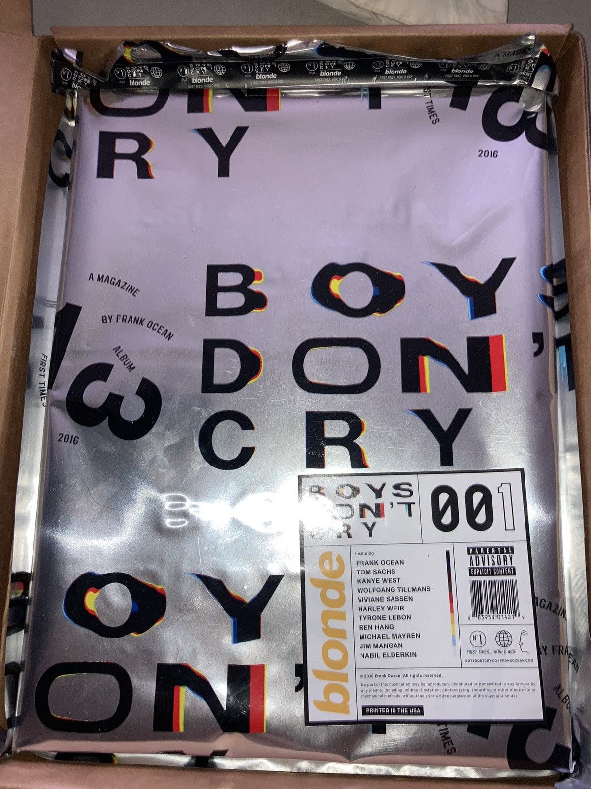 Frank Ocean × Kanye West × Tyler The Creator Frank ocean Magazine Size ONE SIZE - 1 Thumbnail