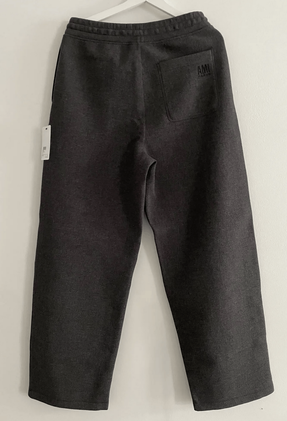 AMI AMI Paris wide leg sweatpants pants joggers grey M US 32 Size US 32 / EU 48 - 2 Thumbnail