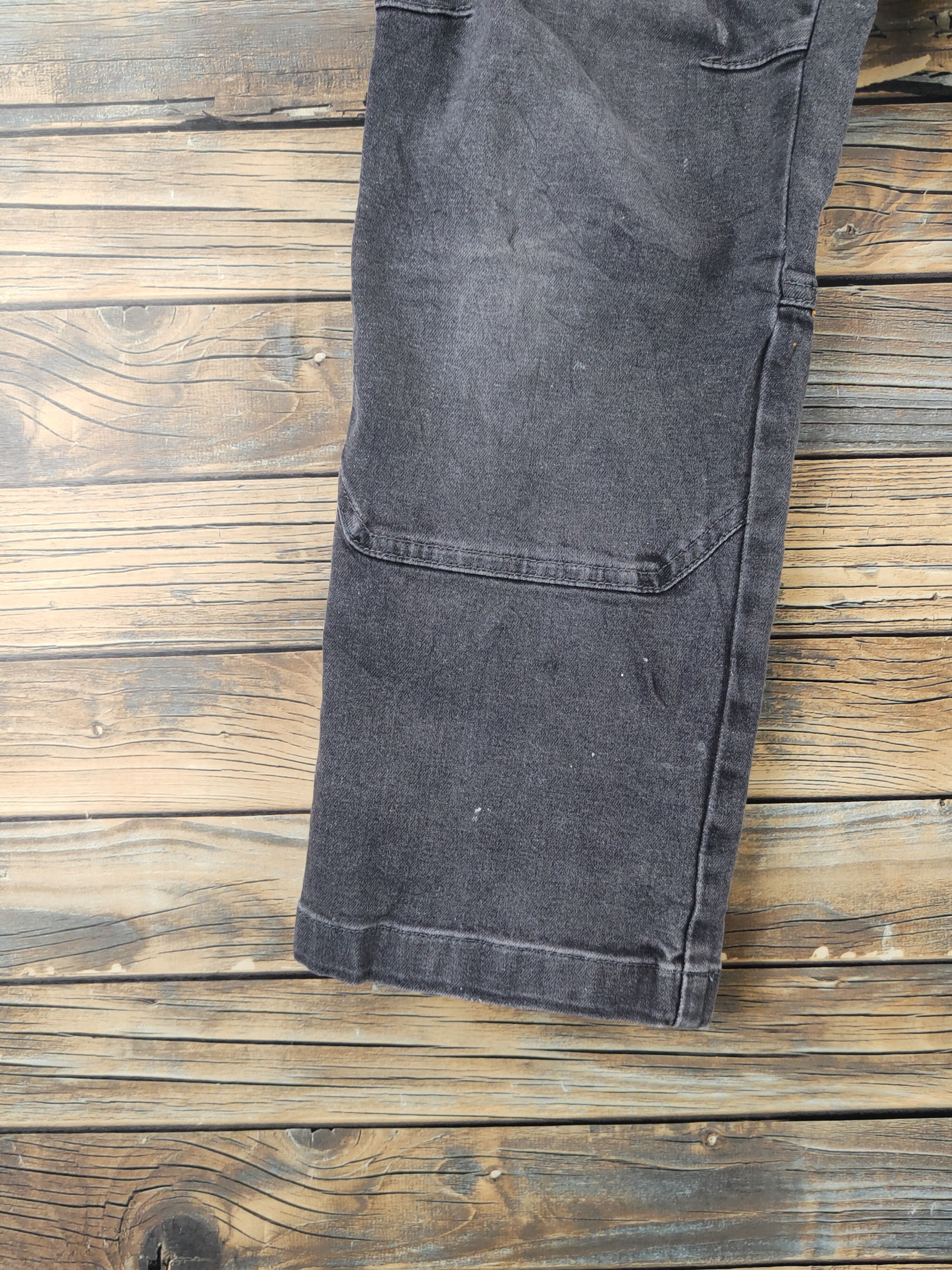 Japanese Brand TS Design Black cargo Distressed Ripped Jeans #W2190 Size US 30 / EU 46 - 5 Thumbnail