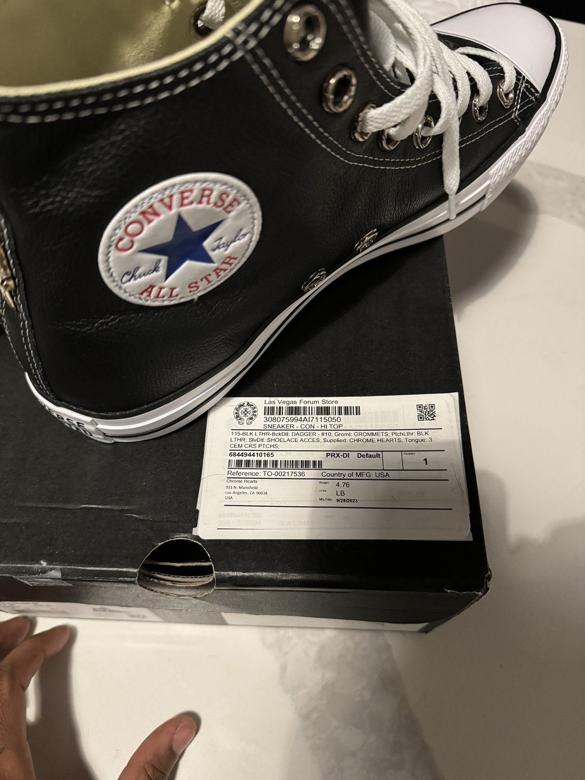 Chrome Hearts Chrome Hearts Converse Size US 11.5 / EU 44-45 - 9 Thumbnail
