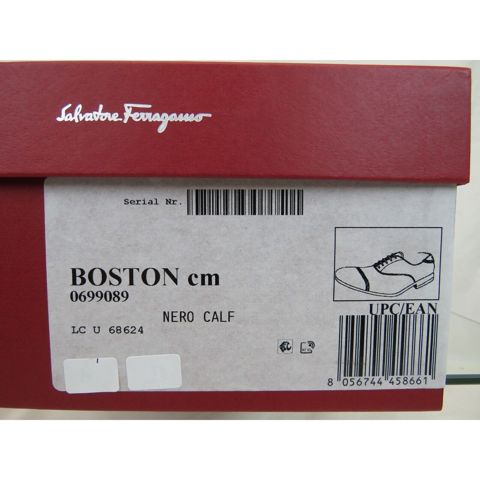 Salvatore Ferragamo FERRAGAMO BOSTON BLACK BROGUE LEATHER GANCINI OXFORDS 10 EE Size US 11 / EU 44 - 9 Thumbnail