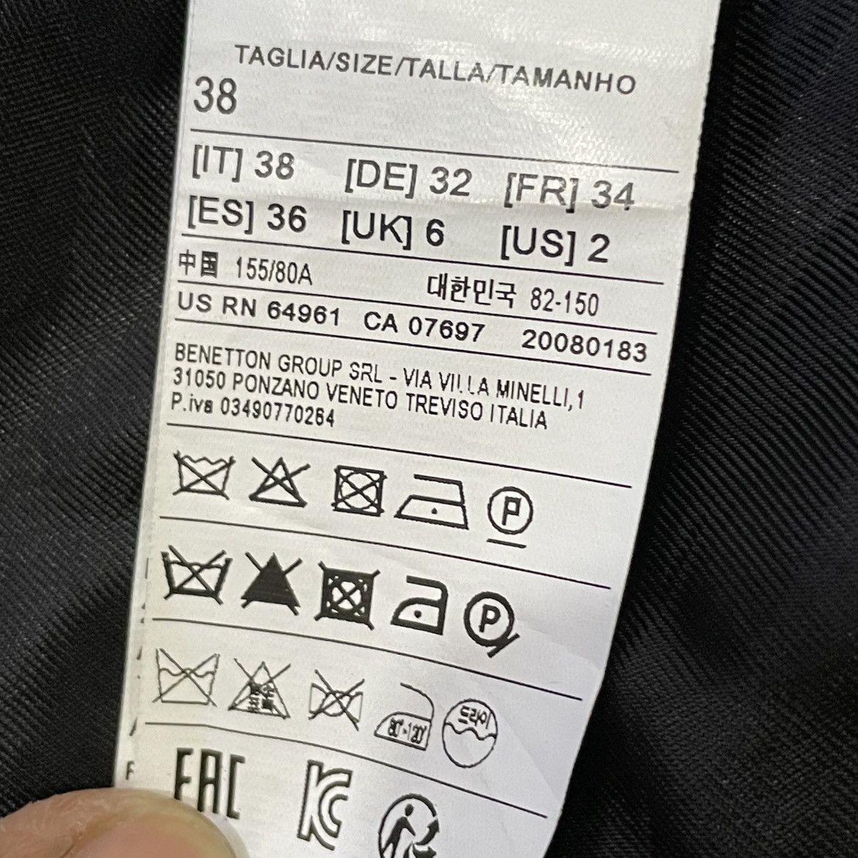 United Colors Of Benetton United Colors of Benetton Hooded Overcoat Size US M / EU 48-50 / 2 - 10 Thumbnail