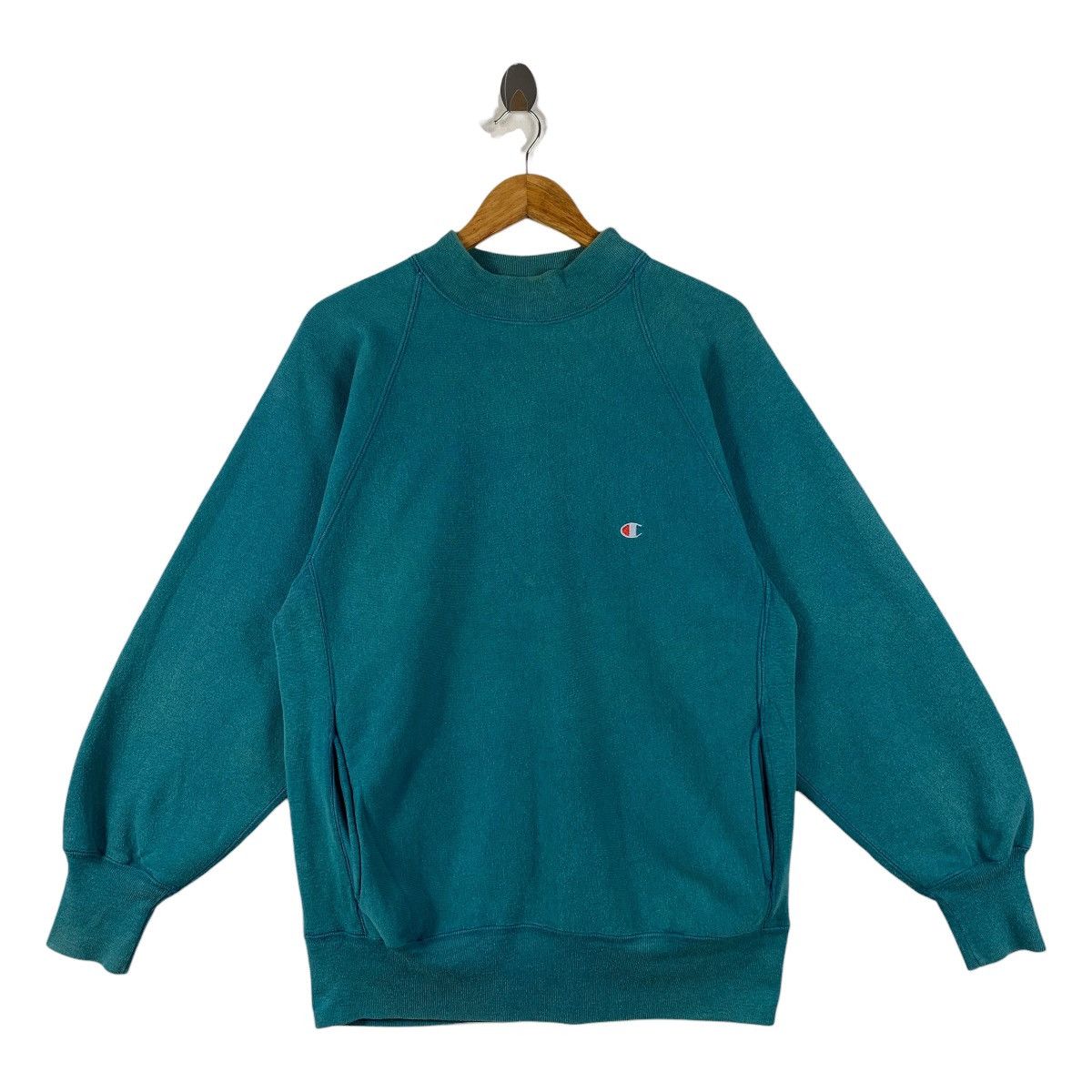 Champion × Vintage Vintage CHAMPION Reverse weave small logo sweatshirt Size US XL / EU 56 / 4 - 1 Thumbnail