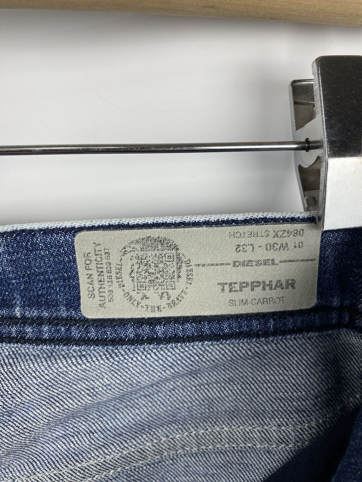 Diesel Diesel Tapphar Jeans Men Distressed Slim size 30 x 32 Size US 30 / EU 46 - 10 Thumbnail