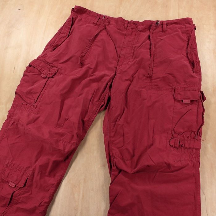 Gap GAP nylon blend tech flight cargo pants XXL baggy skater raver hip ...