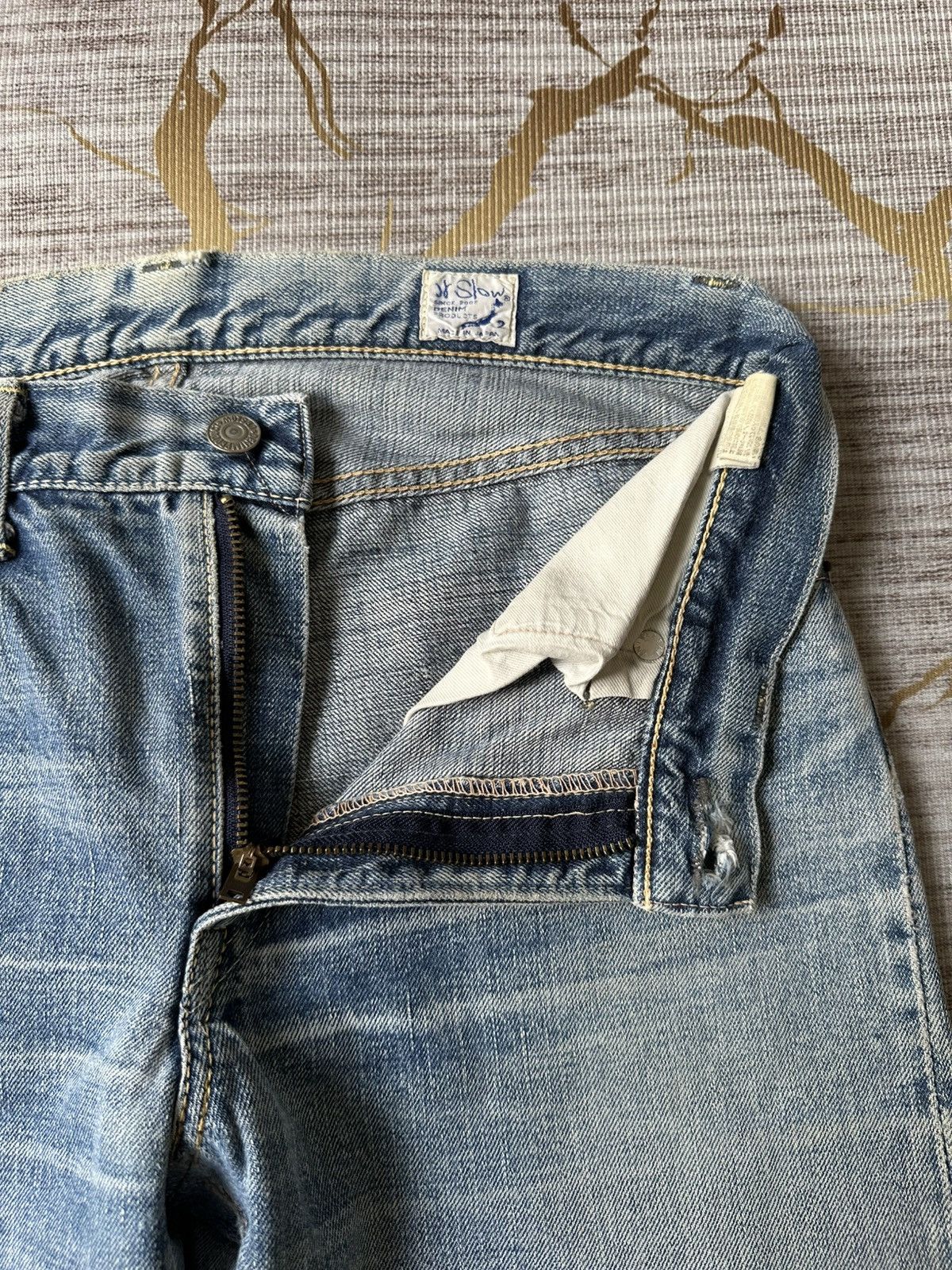 Orslow Orslow Japan Selvedge Faded Blue Denim Size US 30 / EU 46 - 16 Thumbnail