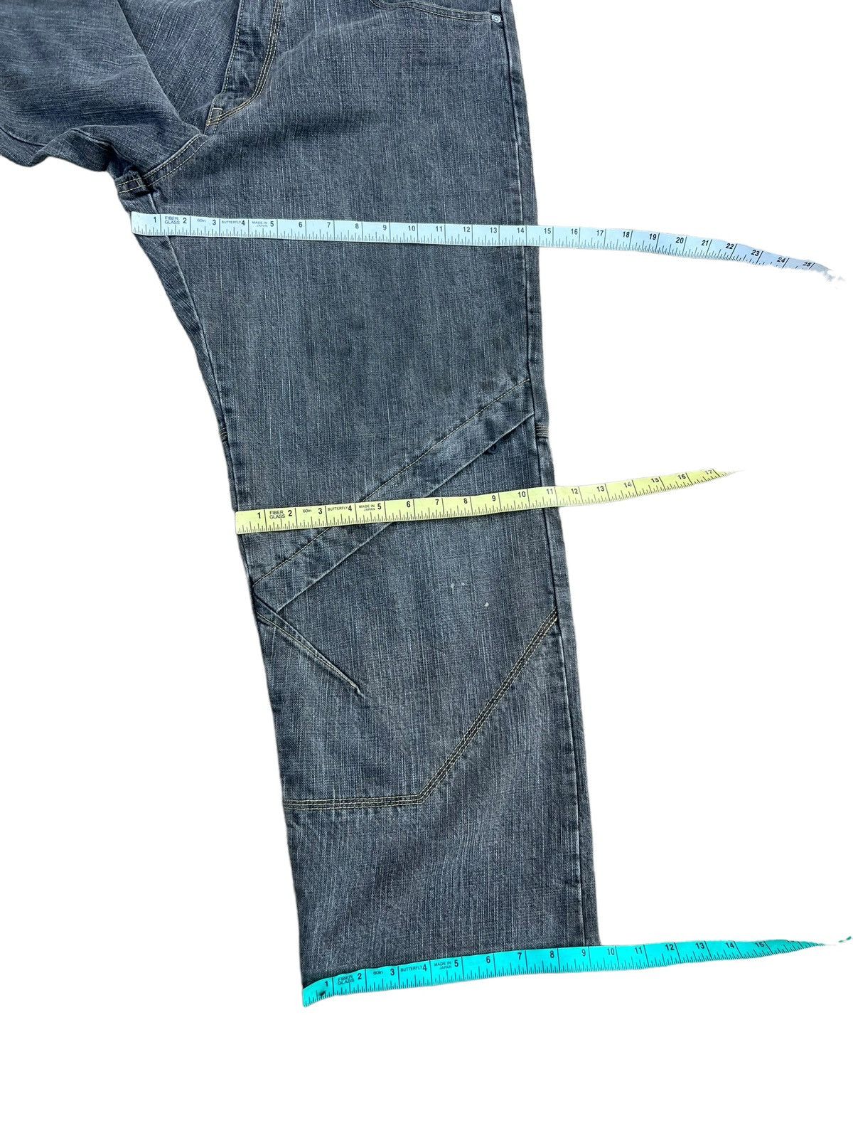 Japanese Brand × MasterPiece Vintage Masterpiece X Mad Hectic Multi Pocket Baggy Jeans Size US 36 / EU 52 - 4 Thumbnail