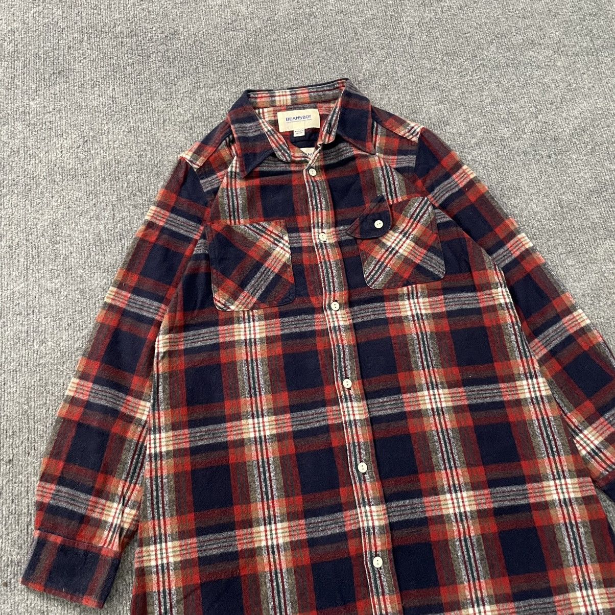 Beams Japan Beams Boy Flannel Tunic Size US S / EU 44-46 / 1 - 2 Thumbnail