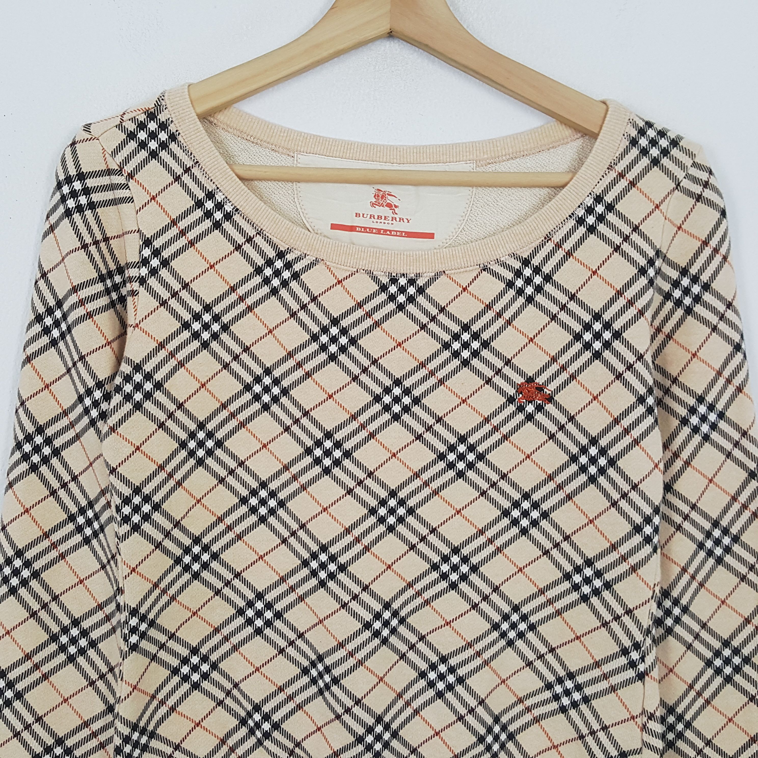 Burberry × Japanese Brand × Vintage Vintage BURBERRY LONDON BLUE LABEL Brand Sweatshirts Size XS / US 0-2 / IT 36-38 - 2 Thumbnail
