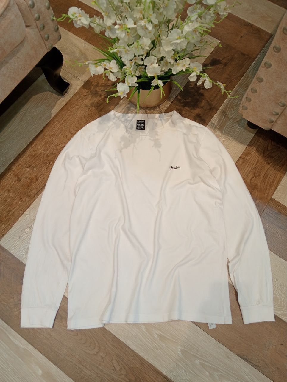 Number (N)ine NUMBER NINE JAPAN LONG SLEEVE TSHIRT - SIZE 4 JAPAN Size US XL / EU 56 / 4 - 4 Thumbnail