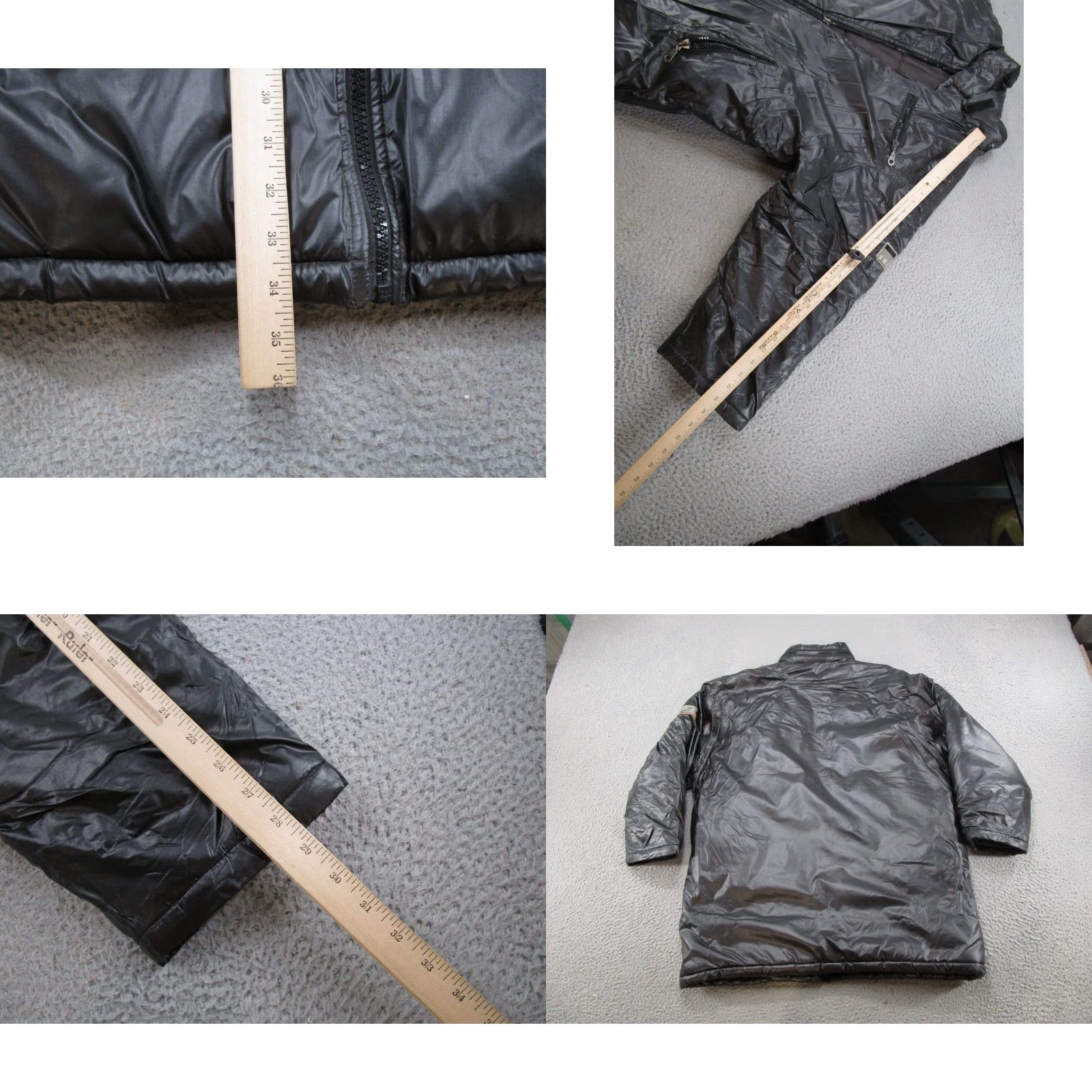 Ralph Lauren VTG Lauren Ralph Lauren Puffer Jacket Women’s Down Full Zip Black Solid Quilted Logo Down Insulated All Seasons Winter Skiing Size L / US 10 / IT 46 - 8 Thumbnail