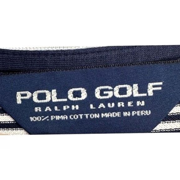Polo Ralph Lauren Polo Ralph Lauren Shirt Men Large Blue Candy Striped Pima Cotton Polo Rugby Golf Short Sleeve Size US L / EU 52-54 / 3 - 4 Thumbnail