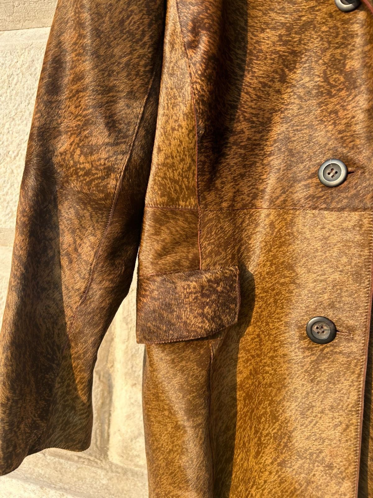 Aquascutum Iconic AQUASCUTUM Pony Skin Luxury Coat woman IT size 44 Size M / US 6-8 / IT 42-44 - 16 Thumbnail