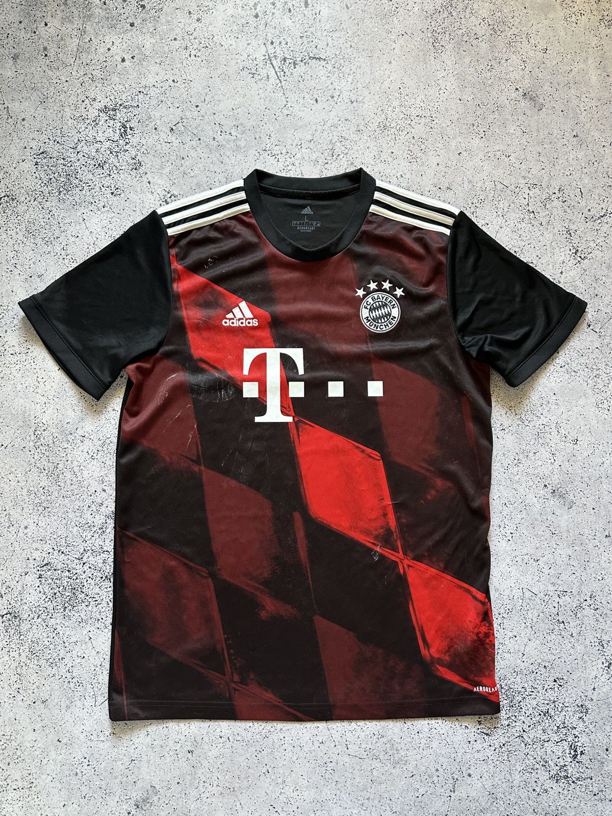 Adidas Vintage Adidas Bayern Munich Davies Soccer Jersey Bloke Core Size US L / EU 52-54 / 3 - 1 Thumbnail