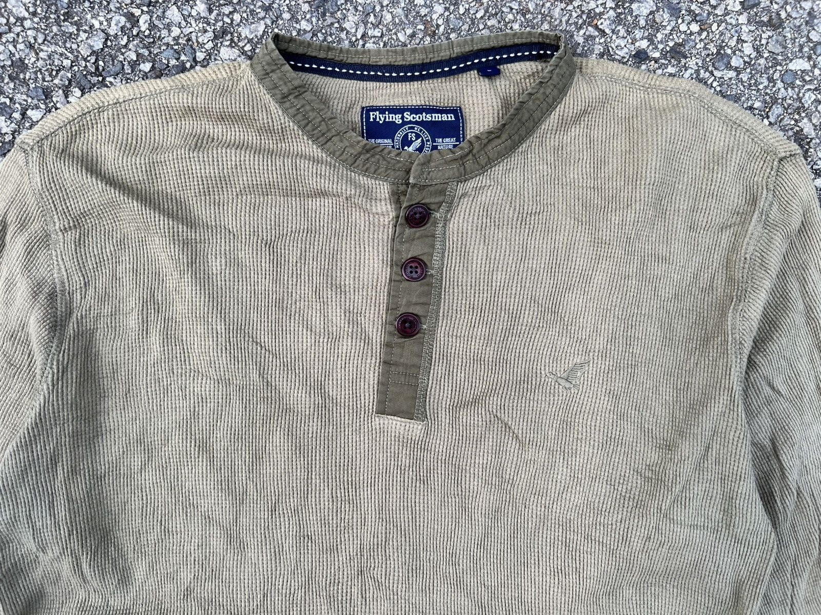 Japanese Brand × Vintage The Flying Scotsman Longsleeve Tee Military Army Size US L / EU 52-54 / 3 - 3 Thumbnail