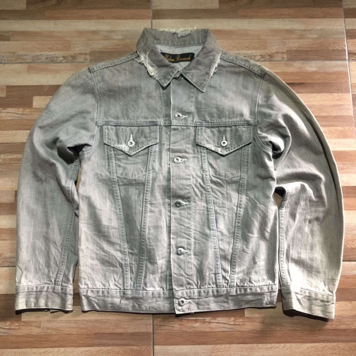 If Six Was Nine × Japanese Brand × URBAN RESEARCH DOORS Urban Research Doors Denim Jacket Destroyed made in japan Size US M / EU 48-50 / 2 - 1 Thumbnail