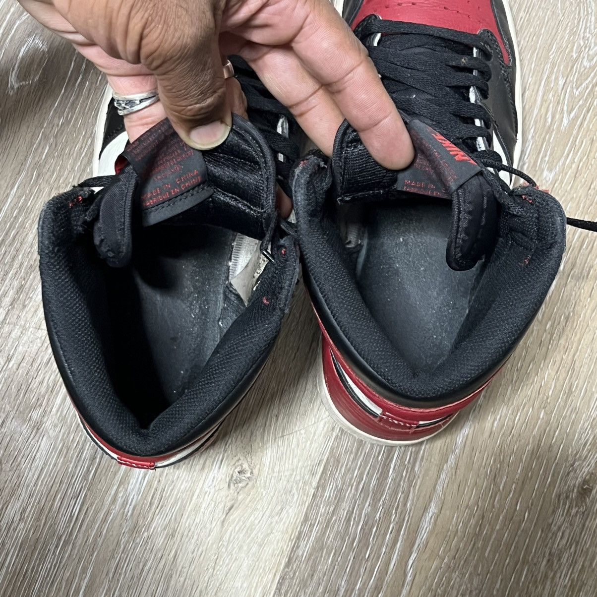 Jordan Brand × Vintage 2017 bred toe jordan 1 Size US 11.5 / EU 44-45 - 6 Thumbnail