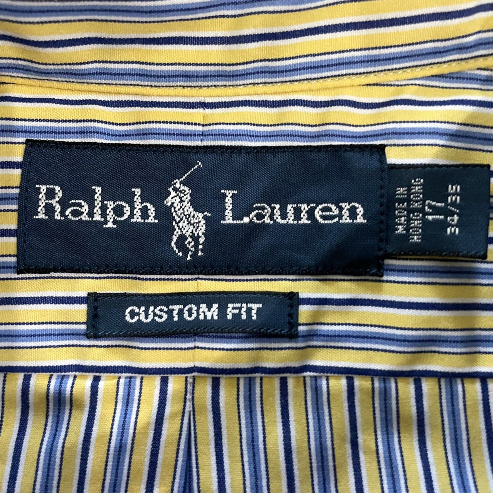 Ralph Lauren RALPH LAUREN Custom Fit Long Sleeve Striped Button-Up Shirt Mens Size 17 Multicolor Size US XL / EU 56 / 4 - 4 Thumbnail