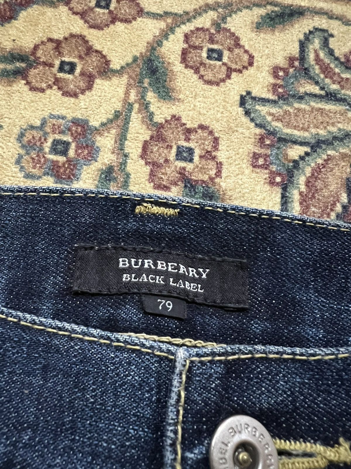 💥Flare💥Burberry Black Label Distressed Flare Jean