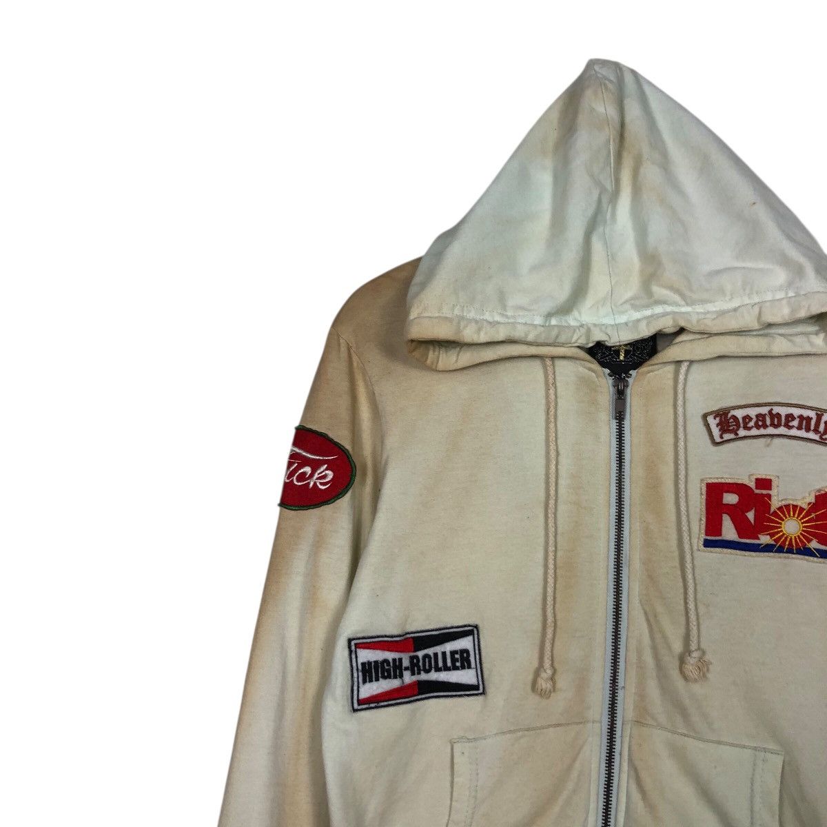 Hysteric Glamour 📌Riot Japan Zipper Hoodie Punk Design Biker Style Size US M / EU 48-50 / 2 - 8 Thumbnail